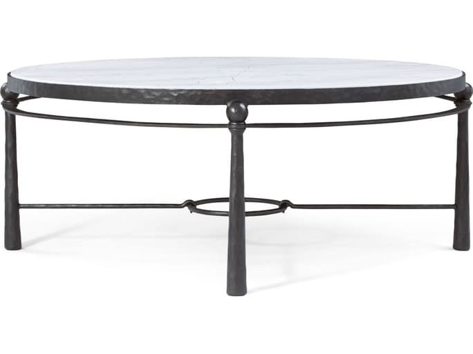 Theodore Alexander Spencer London Round Marble Coffee Table