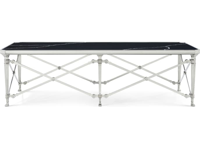 Theodore Alexander Spencer London Rectangular Marble Coffee Table