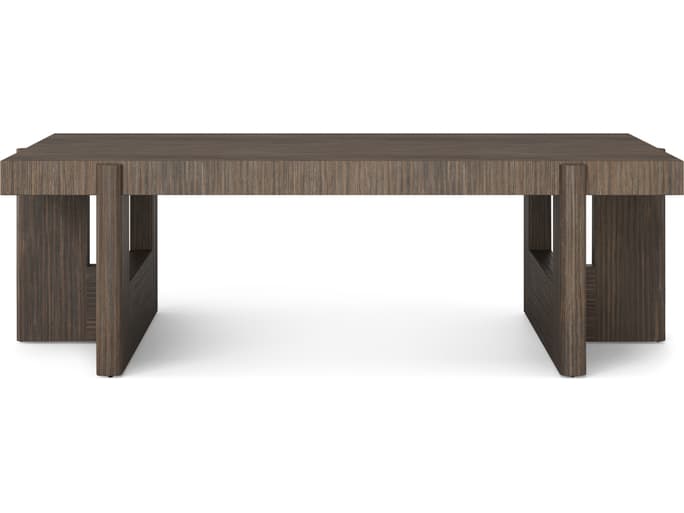 Theodore Alexander Urbane Rectangular Wood Coffee Table