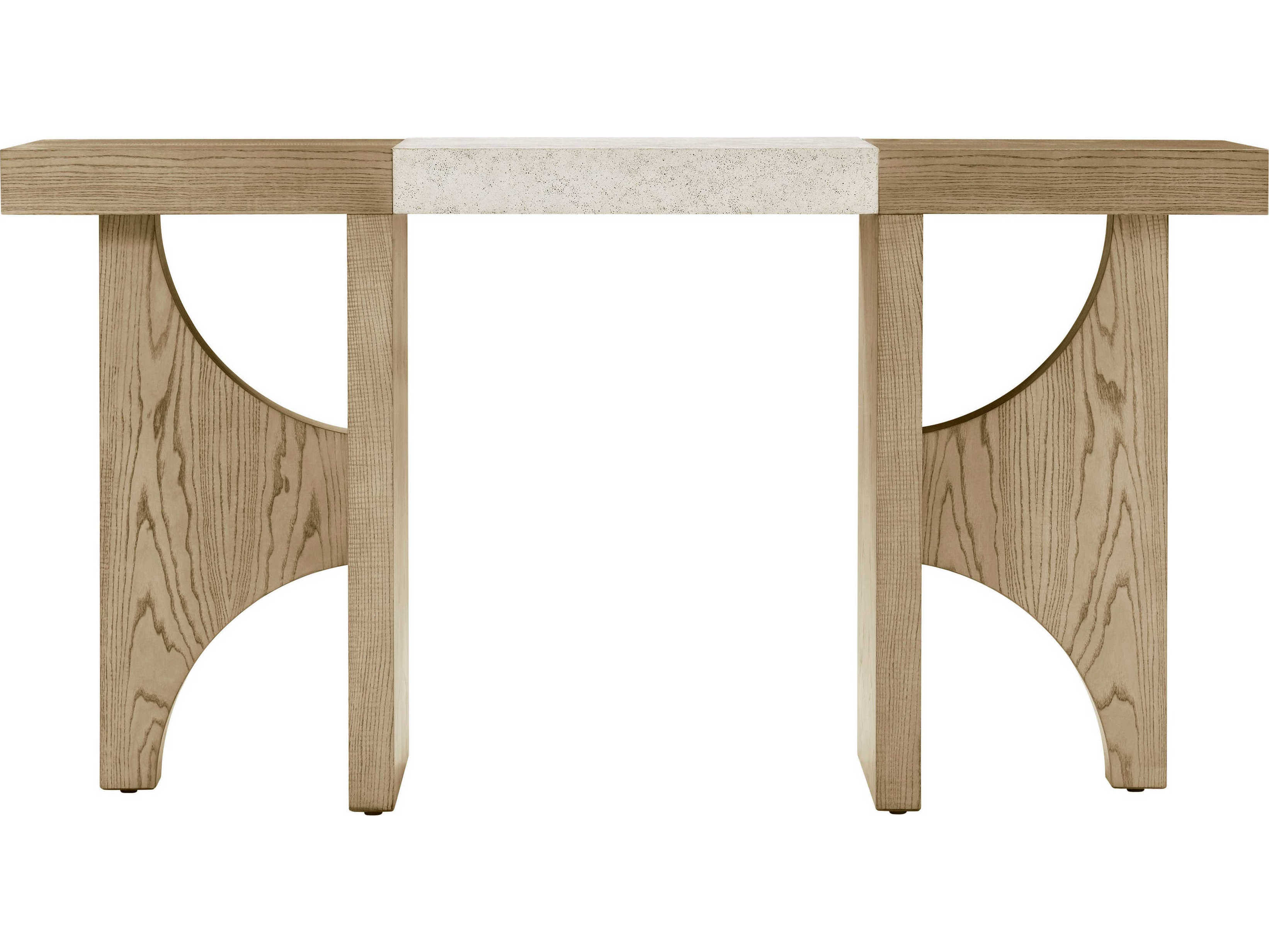 Theodore Alexander Catalina Rectangular Wood Dune Console Table