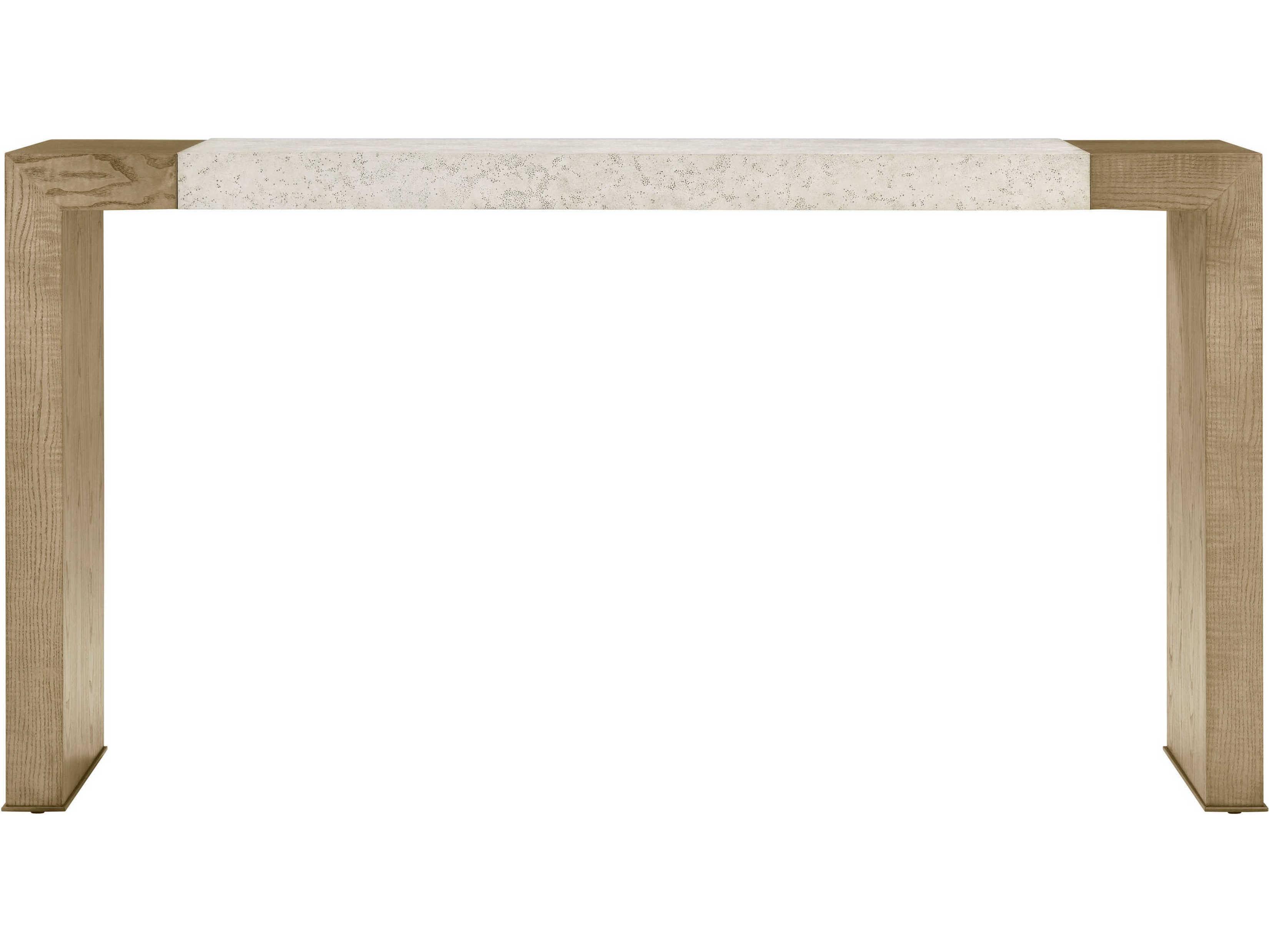 Theodore Alexander Catalina Rectangular Wood Dune Console Table