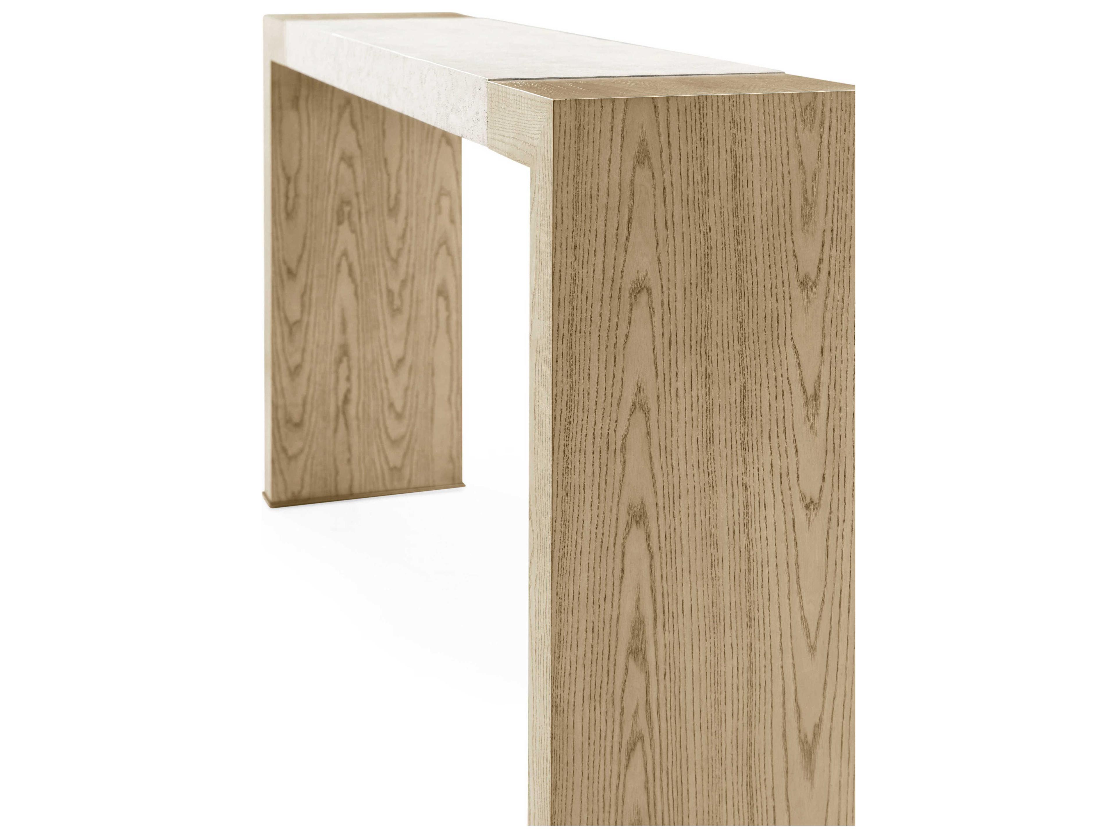 Theodore Alexander Catalina Rectangular Wood Dune Console Table