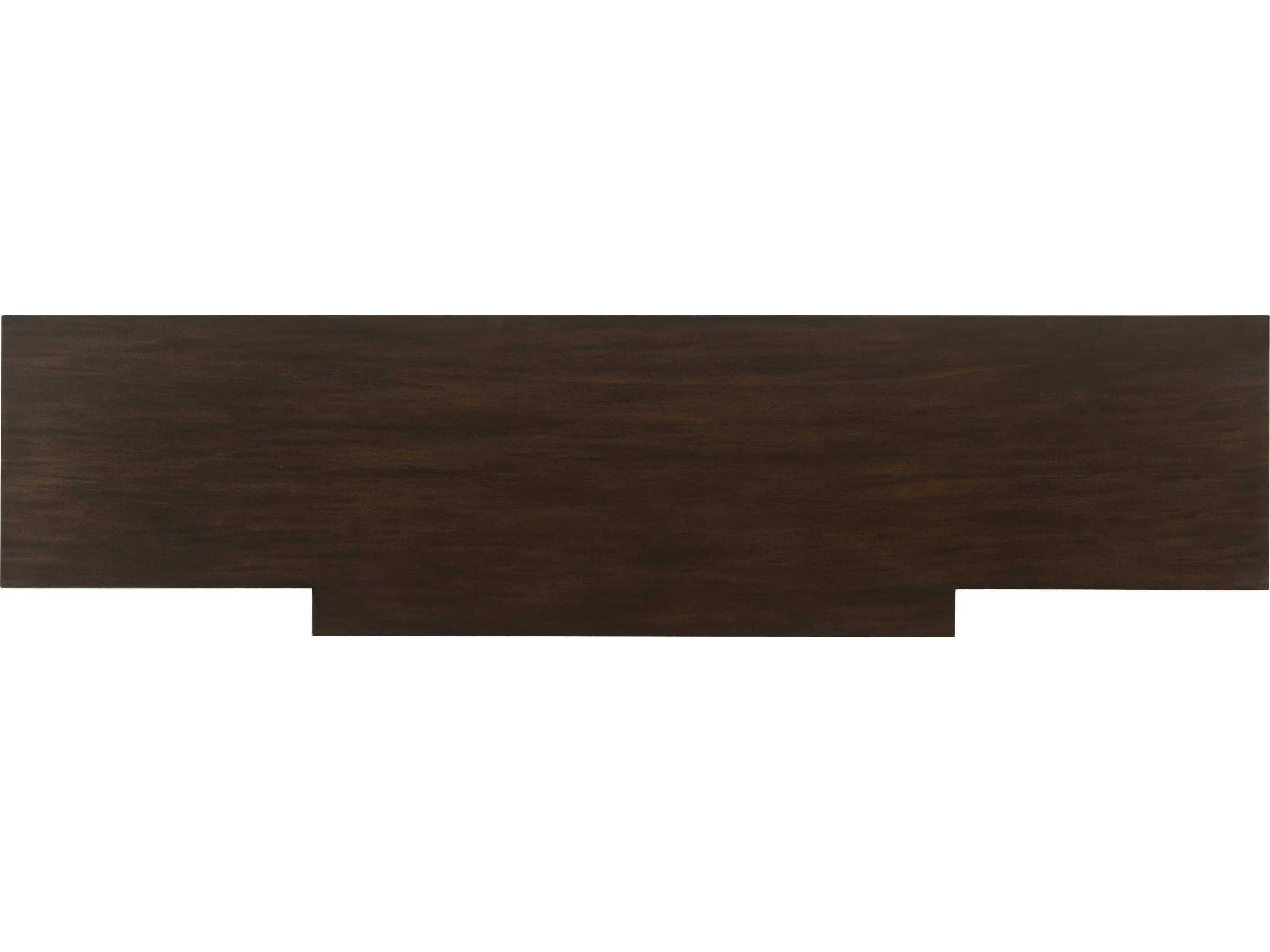 Theodore Alexander Lido Rectangular Wood Bistre Console Table