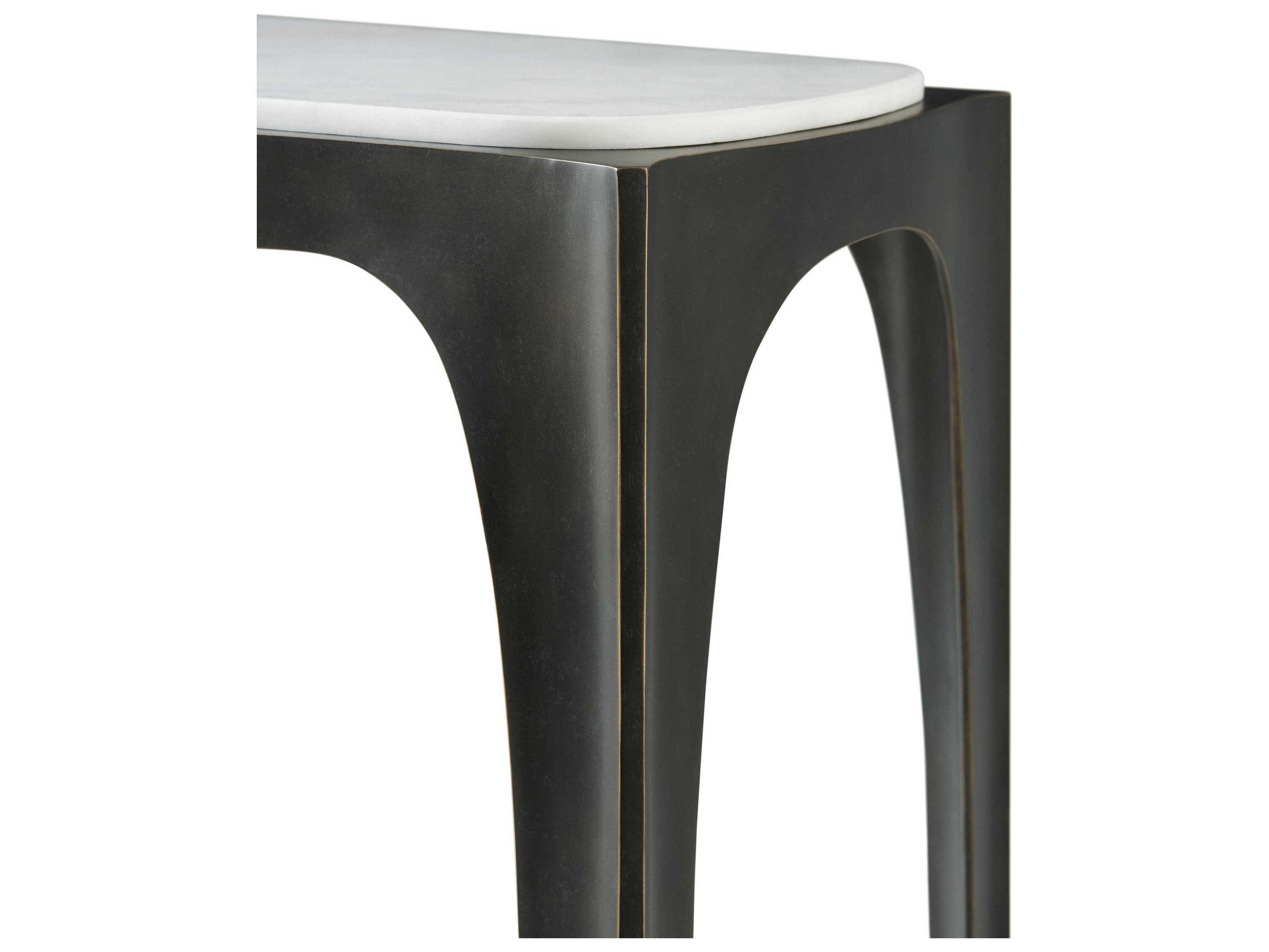 Theodore Alexander Ta Originals Rectangular Marble Romulus Console Table