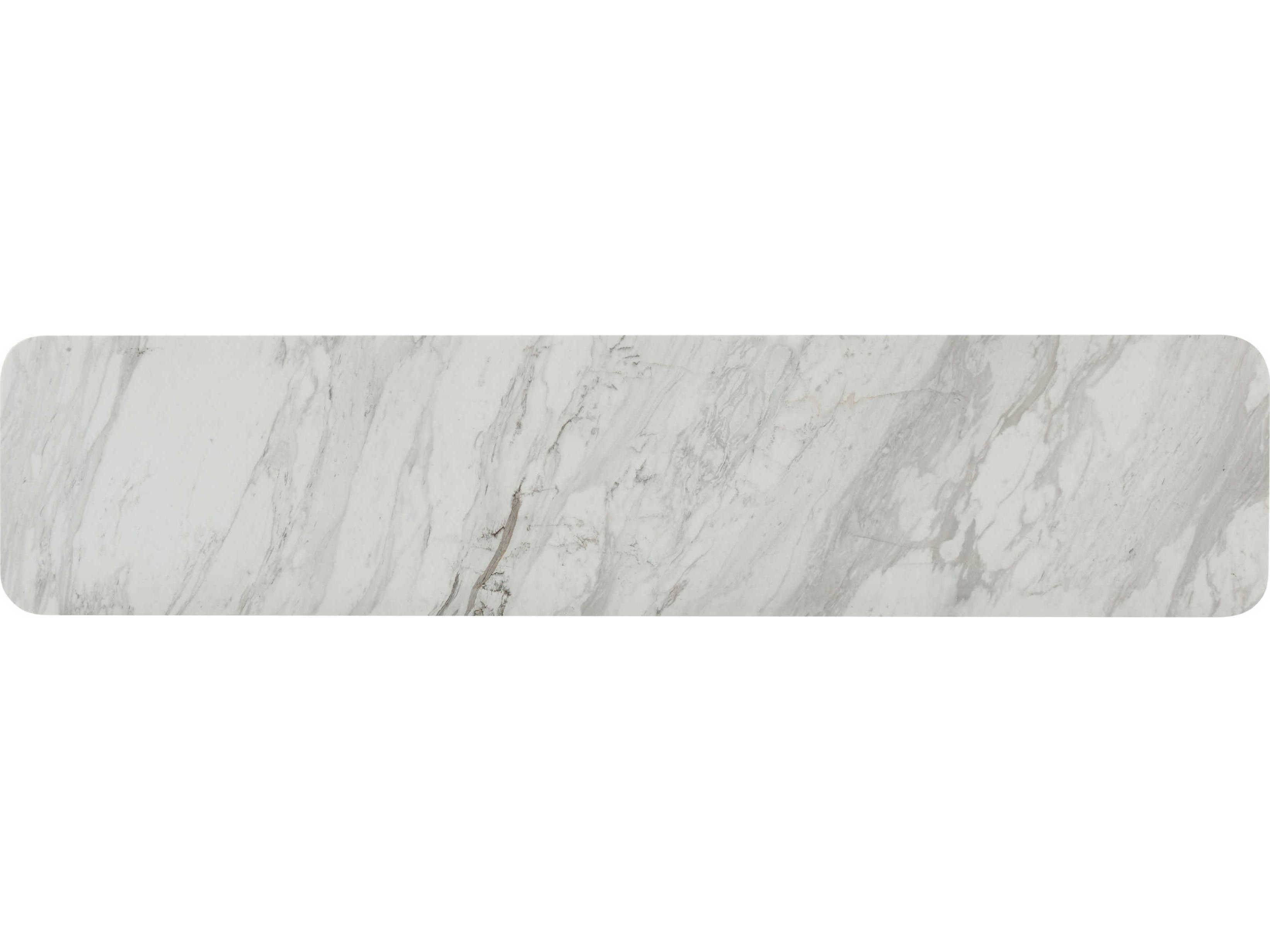 Theodore Alexander Repose Rectangular Marble Grey Oak Console Table