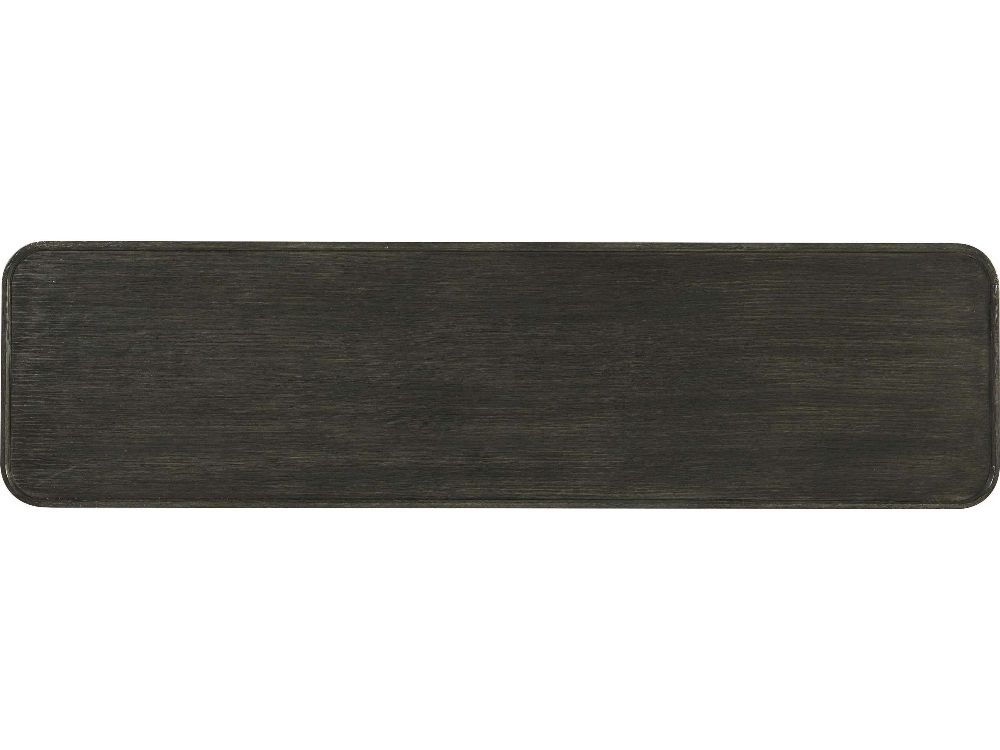 Theodore Alexander Repose Rectangular Wood Charcoal Oak Console Table