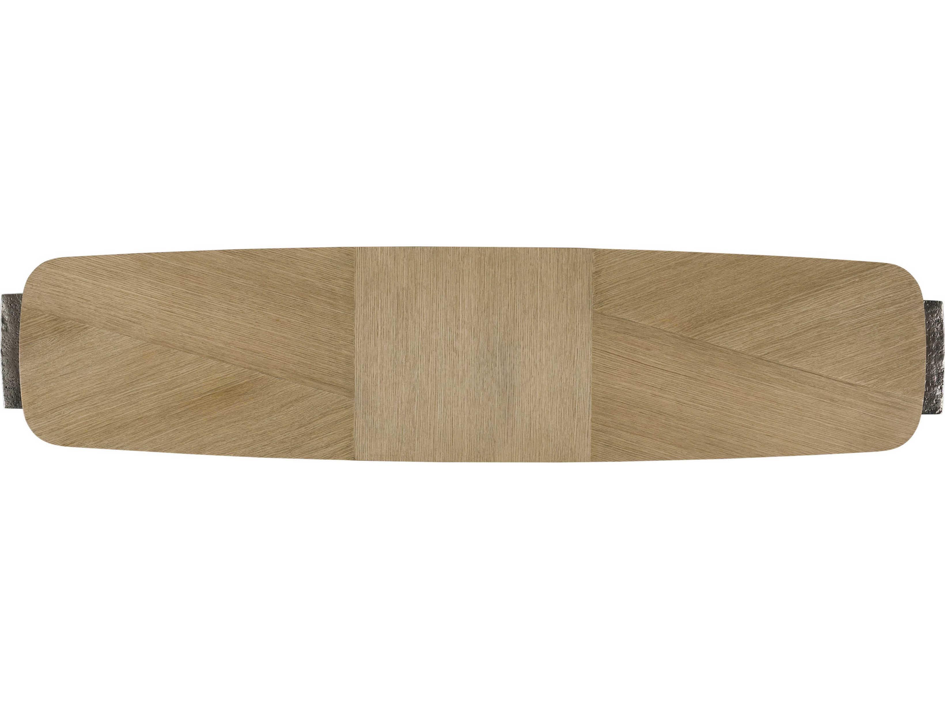 Theodore Alexander Essence Rectangular Wood Blonde Console Table