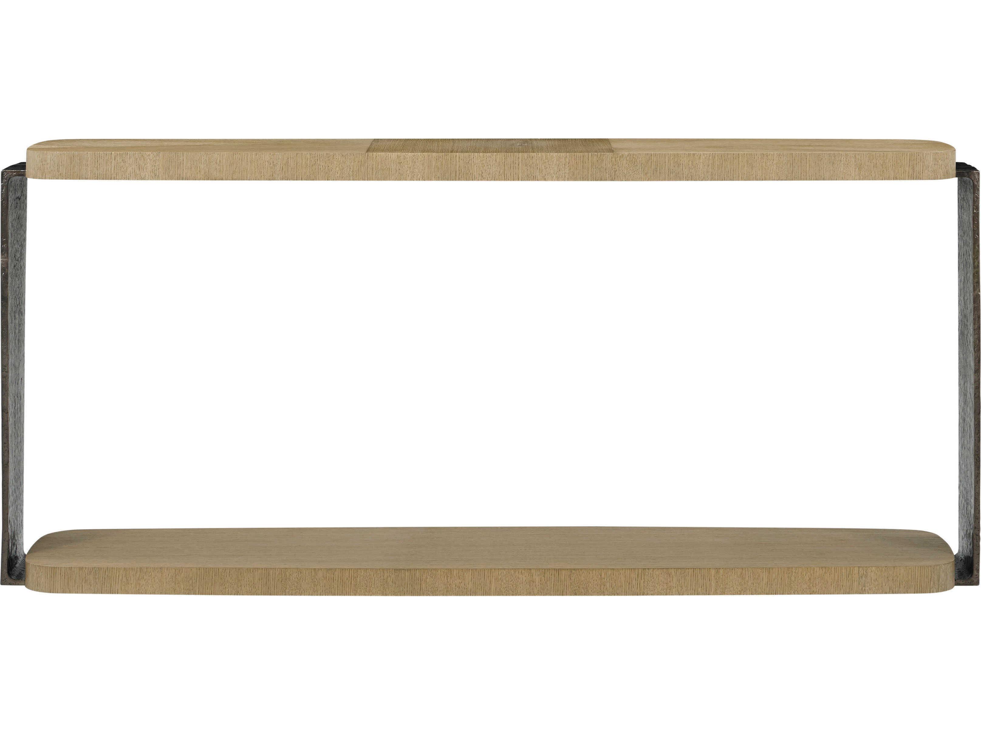 Theodore Alexander Essence Rectangular Wood Blonde Console Table