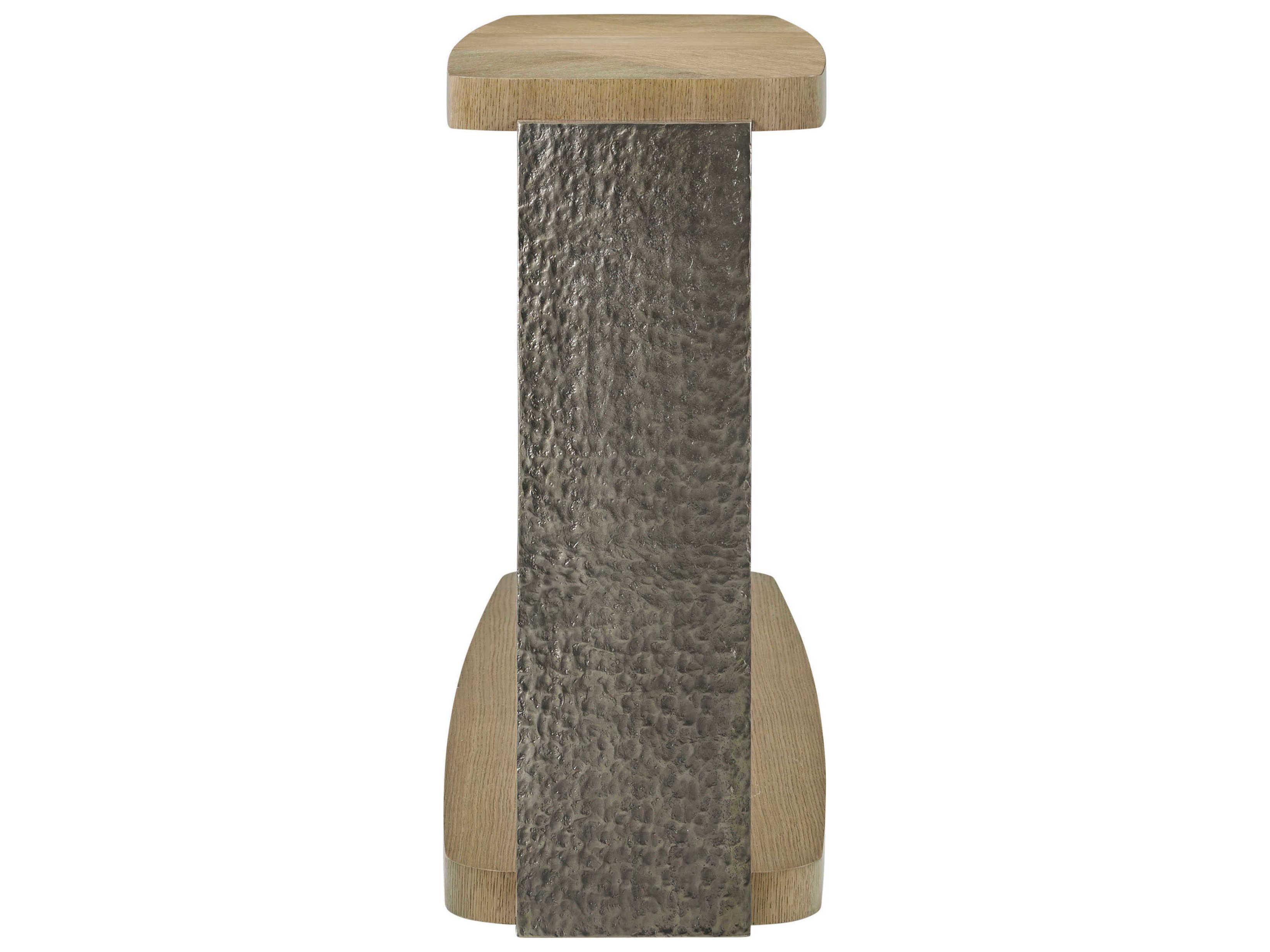 Theodore Alexander Essence Rectangular Wood Blonde Console Table