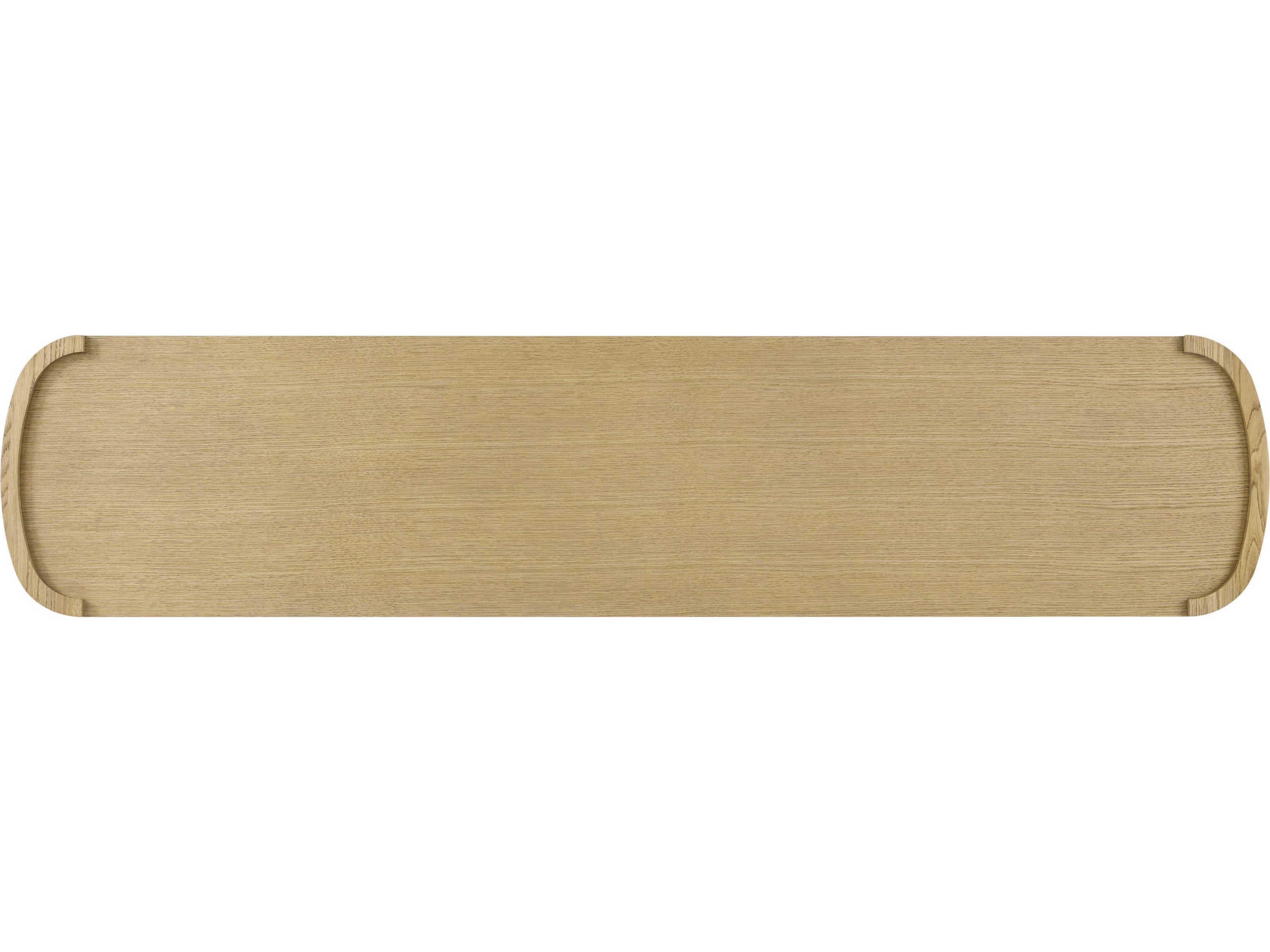 Theodore Alexander Essence Rectangular Wood Blonde Console Table