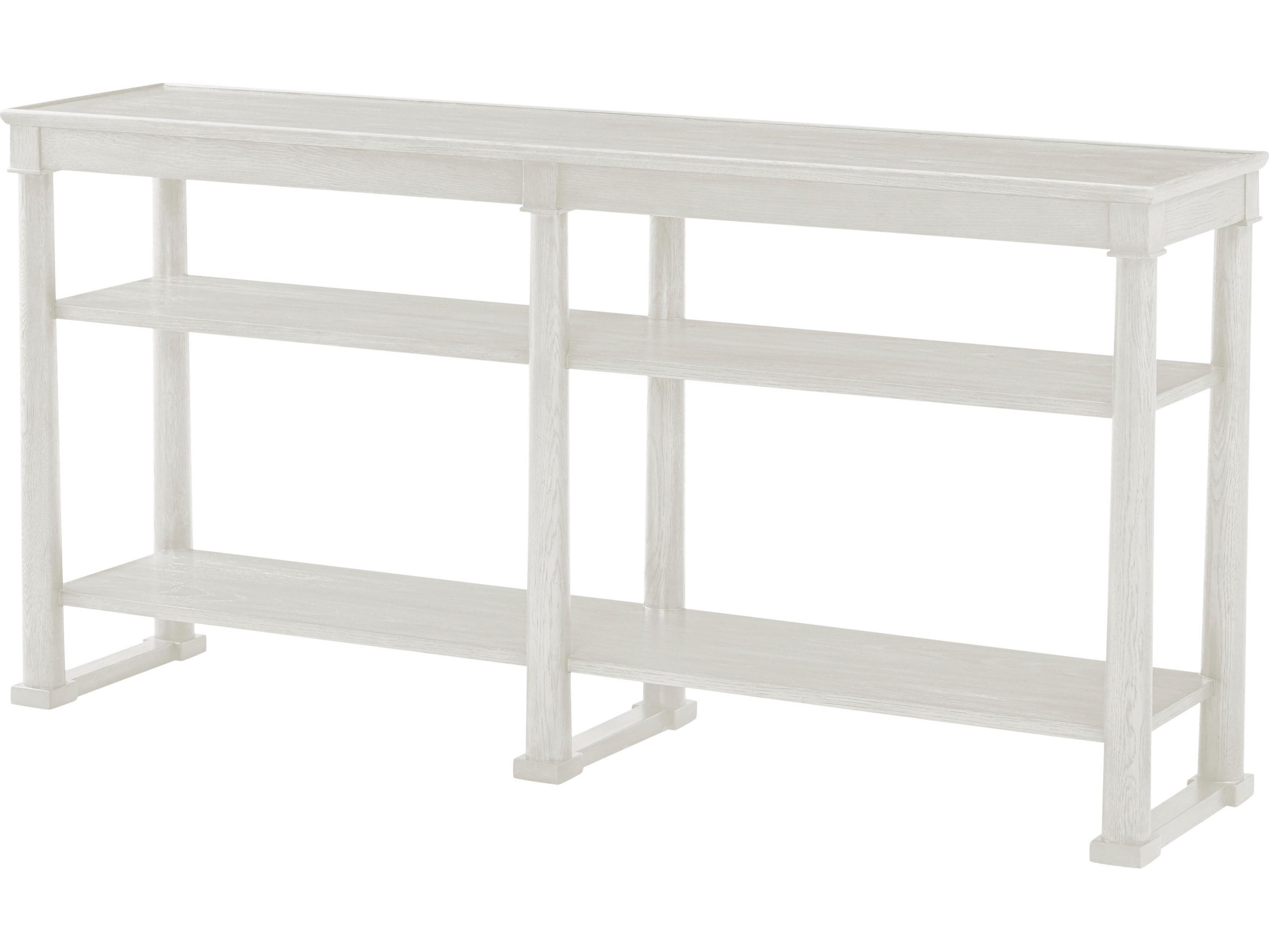 Theodore Alexander Surrey Rectangular Wood Console Table