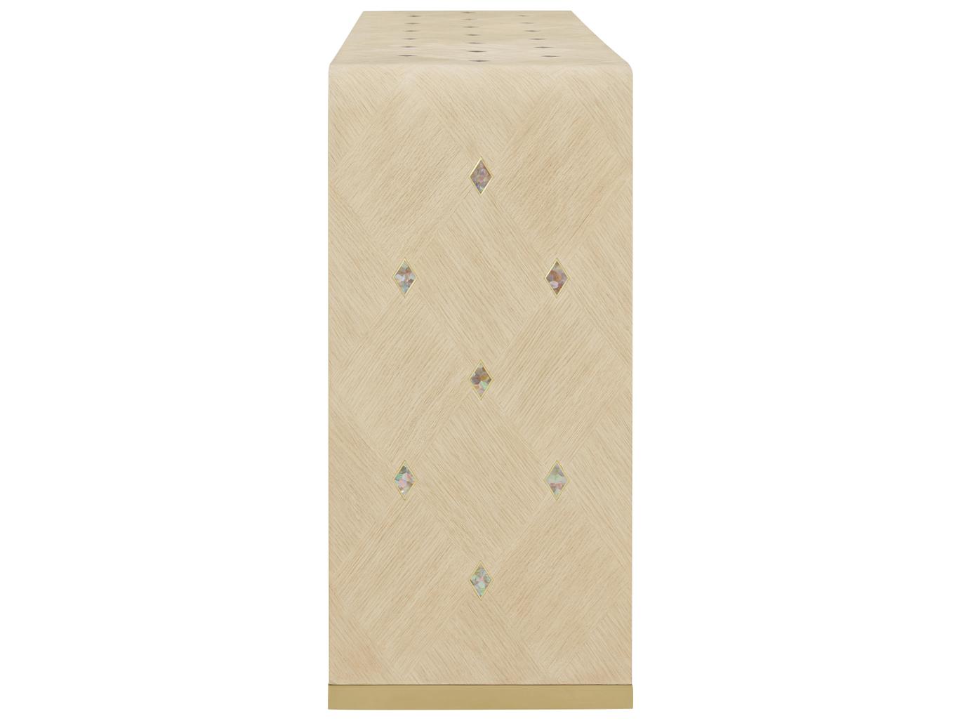 Theodore Alexander Judith Leiber Couture Rectangular Wood Console Table