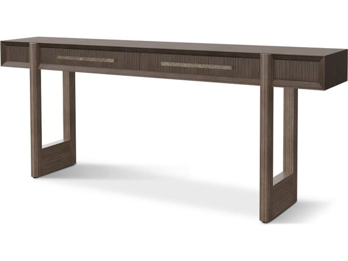 Theodore Alexander Urbane Rectangular Wood Console Table