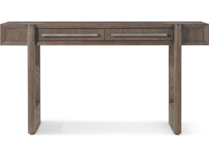 Theodore Alexander Urbane Rectangular Wood Console Table