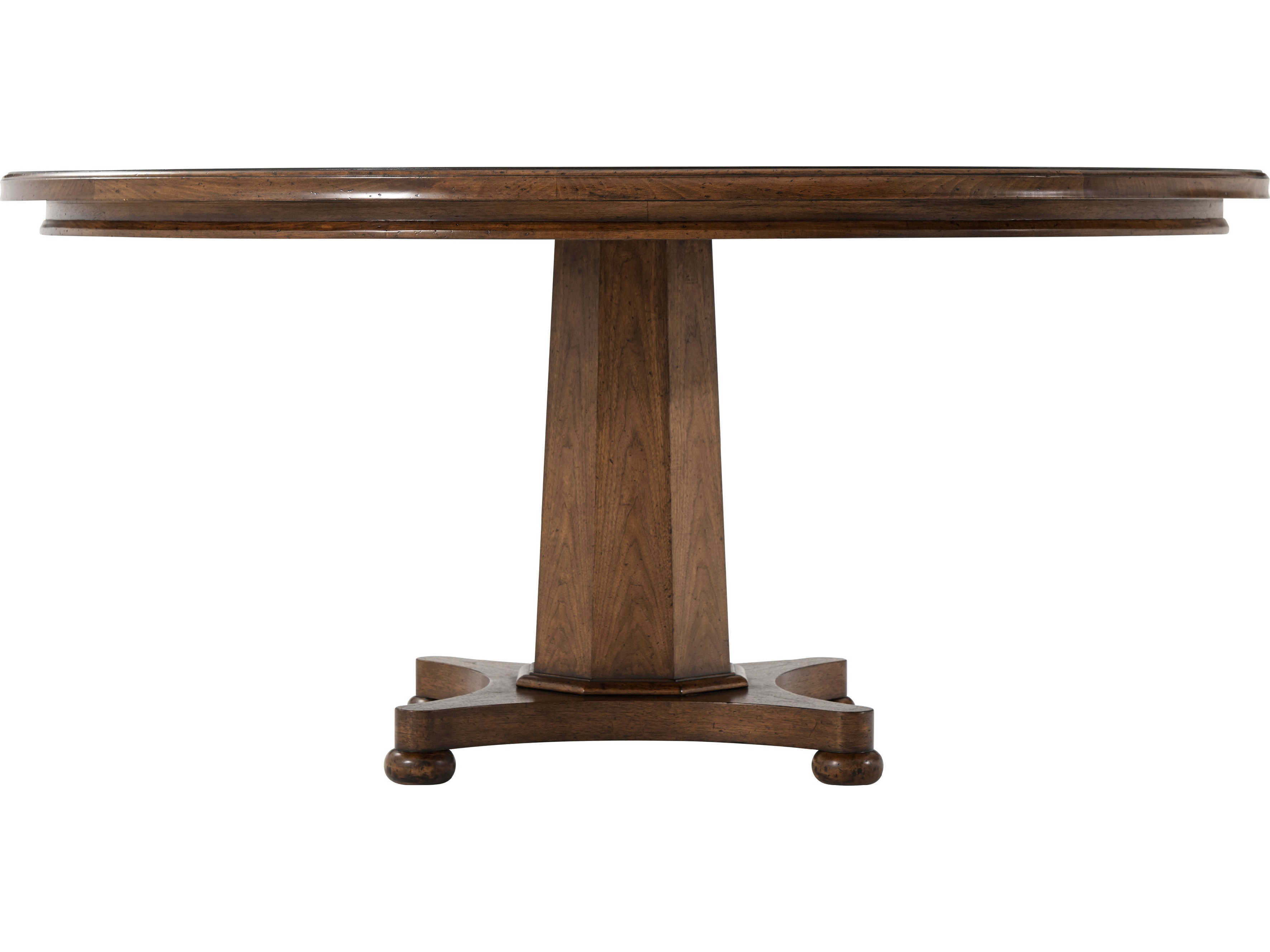 Theodore Alexander Tavel Round Wood Avesta The Soleil Dining Table