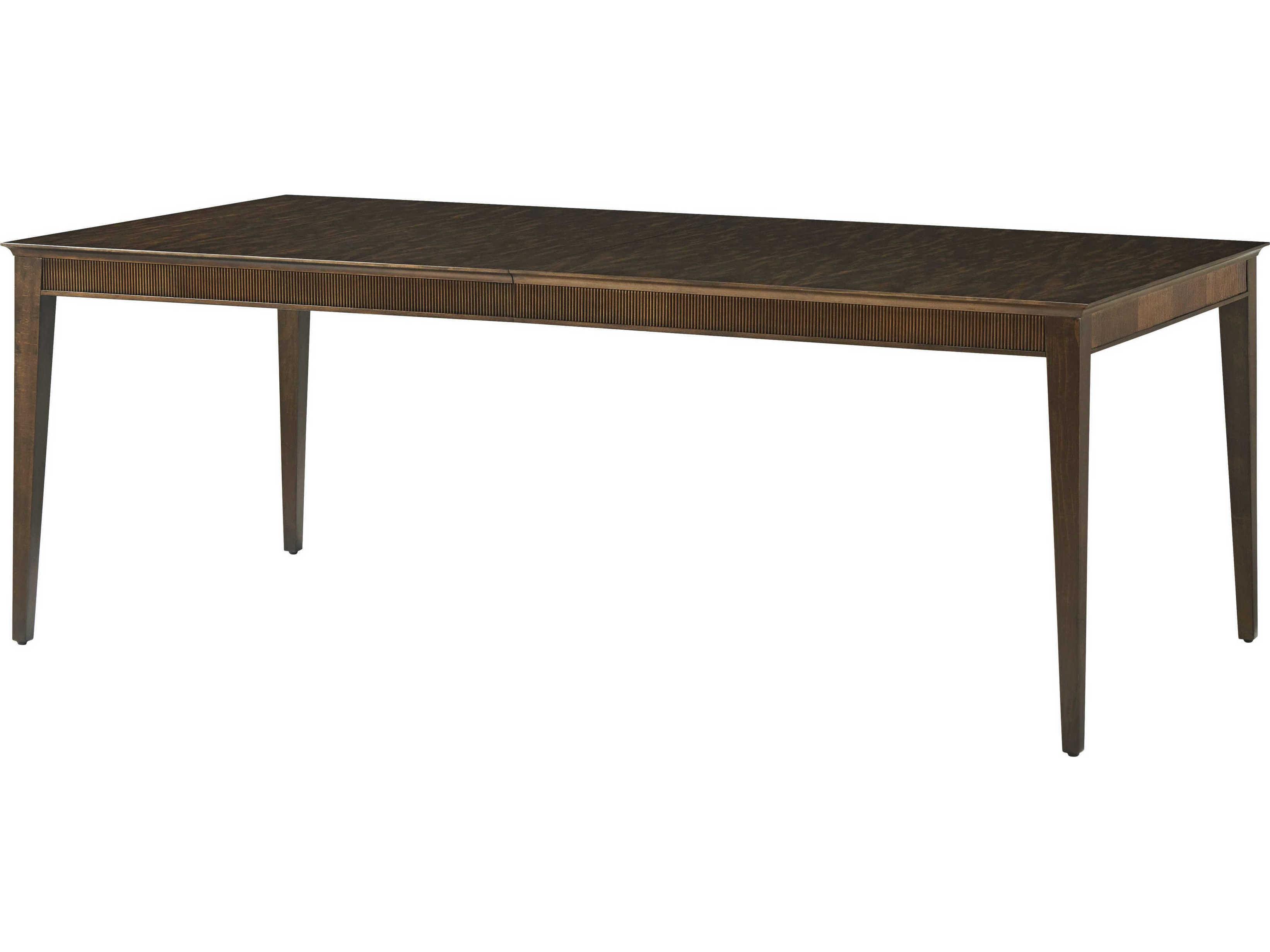Theodore Alexander Lido Rectangular Wood Bistre Dining Table
