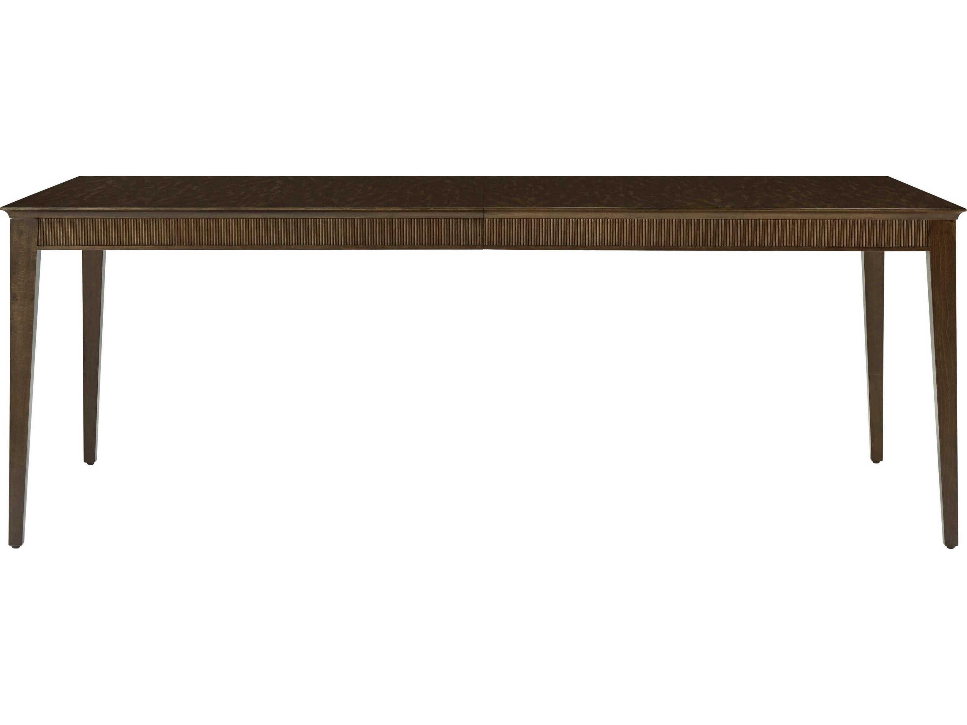 Theodore Alexander Lido Rectangular Wood Bistre Dining Table