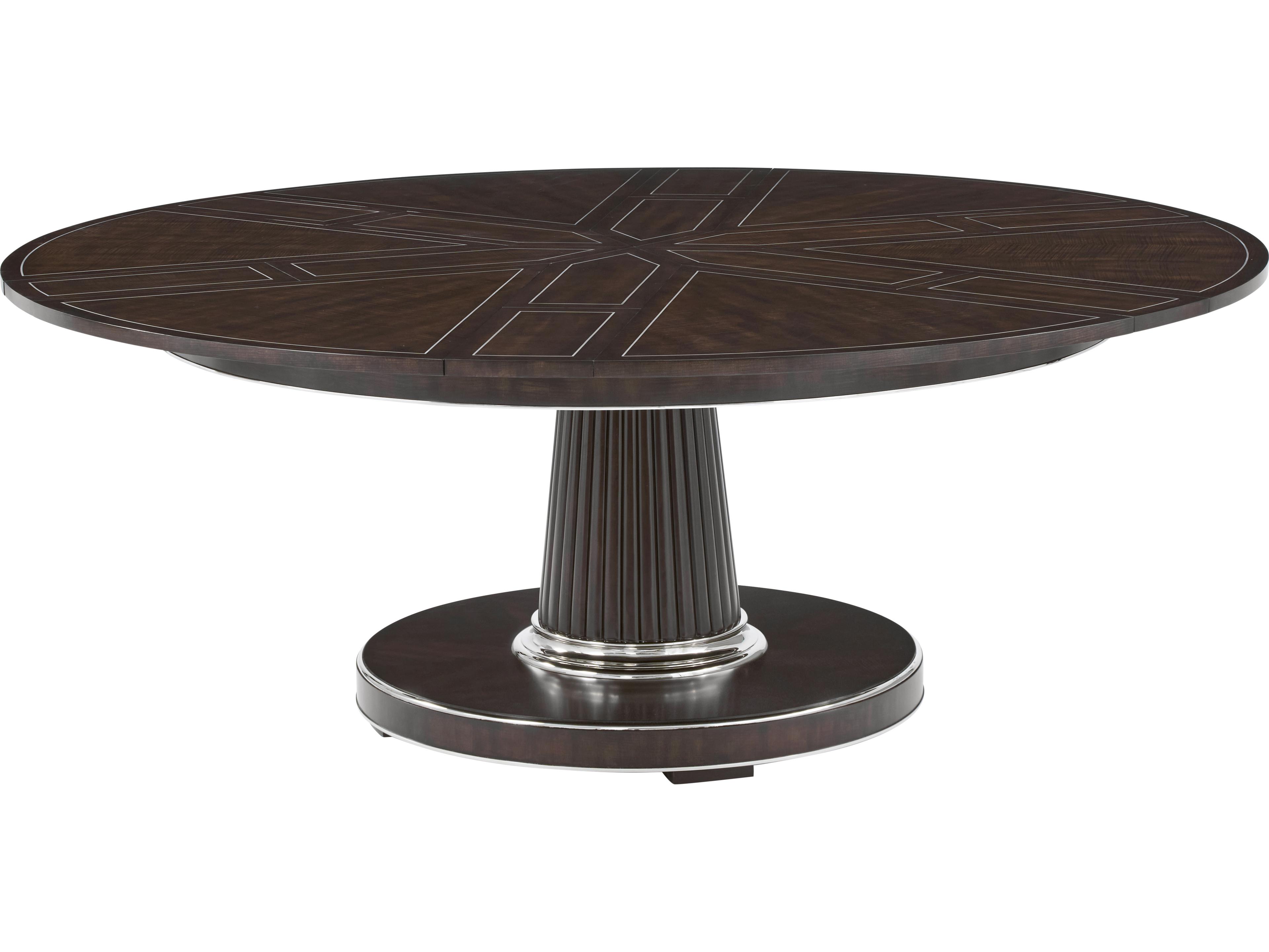 Theodore Alexander Spencer London Round Wood Dining Table