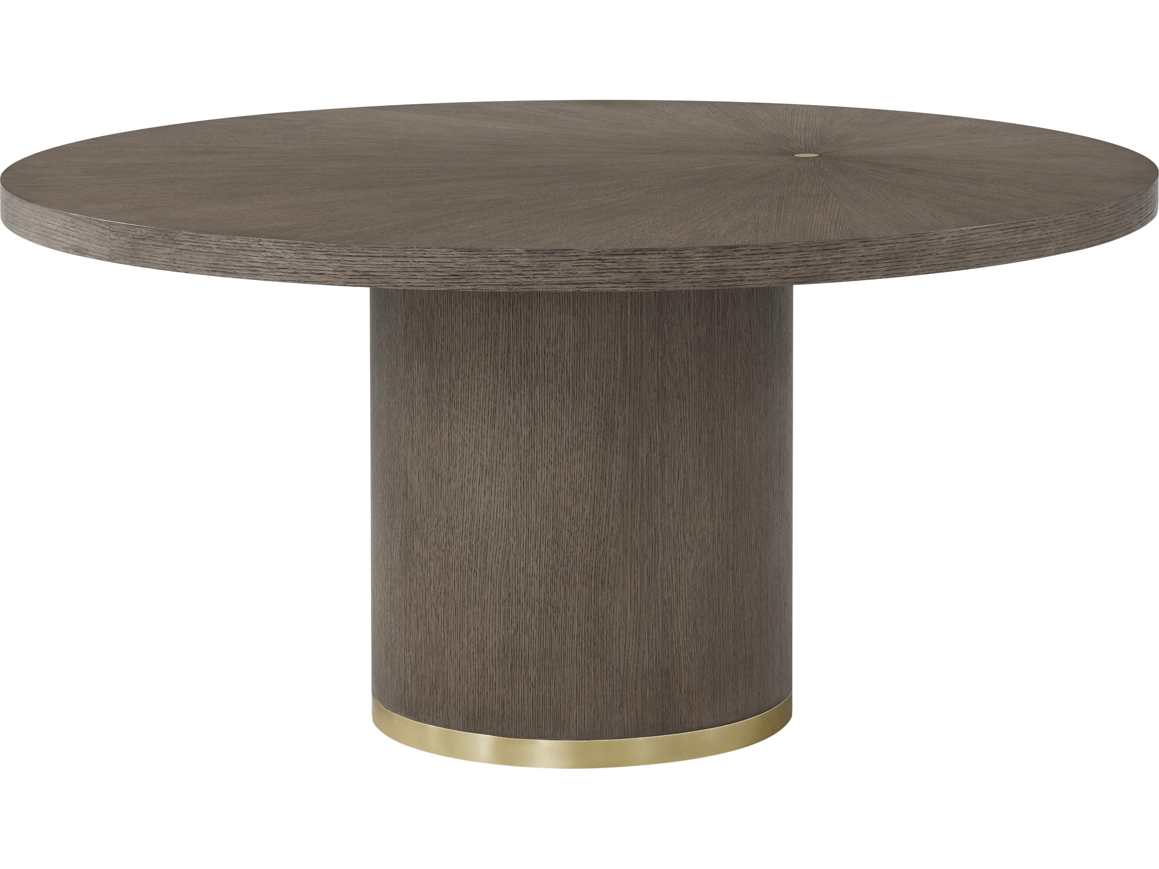 Theodore Alexander Judith Leiber Couture Round Wood Dining Table