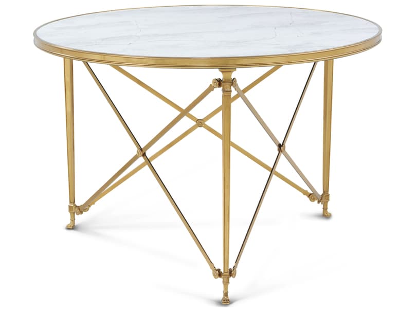 Theodore Alexander Spencer London Round Marble Coffee Table