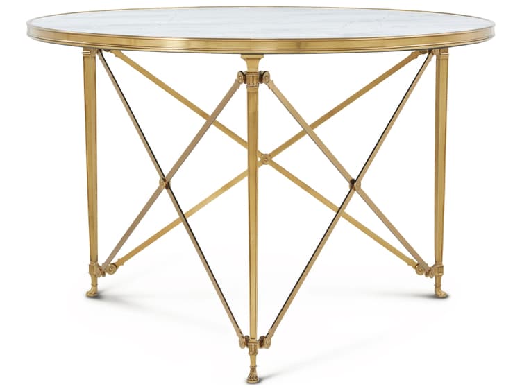 Theodore Alexander Spencer London Round Marble Coffee Table