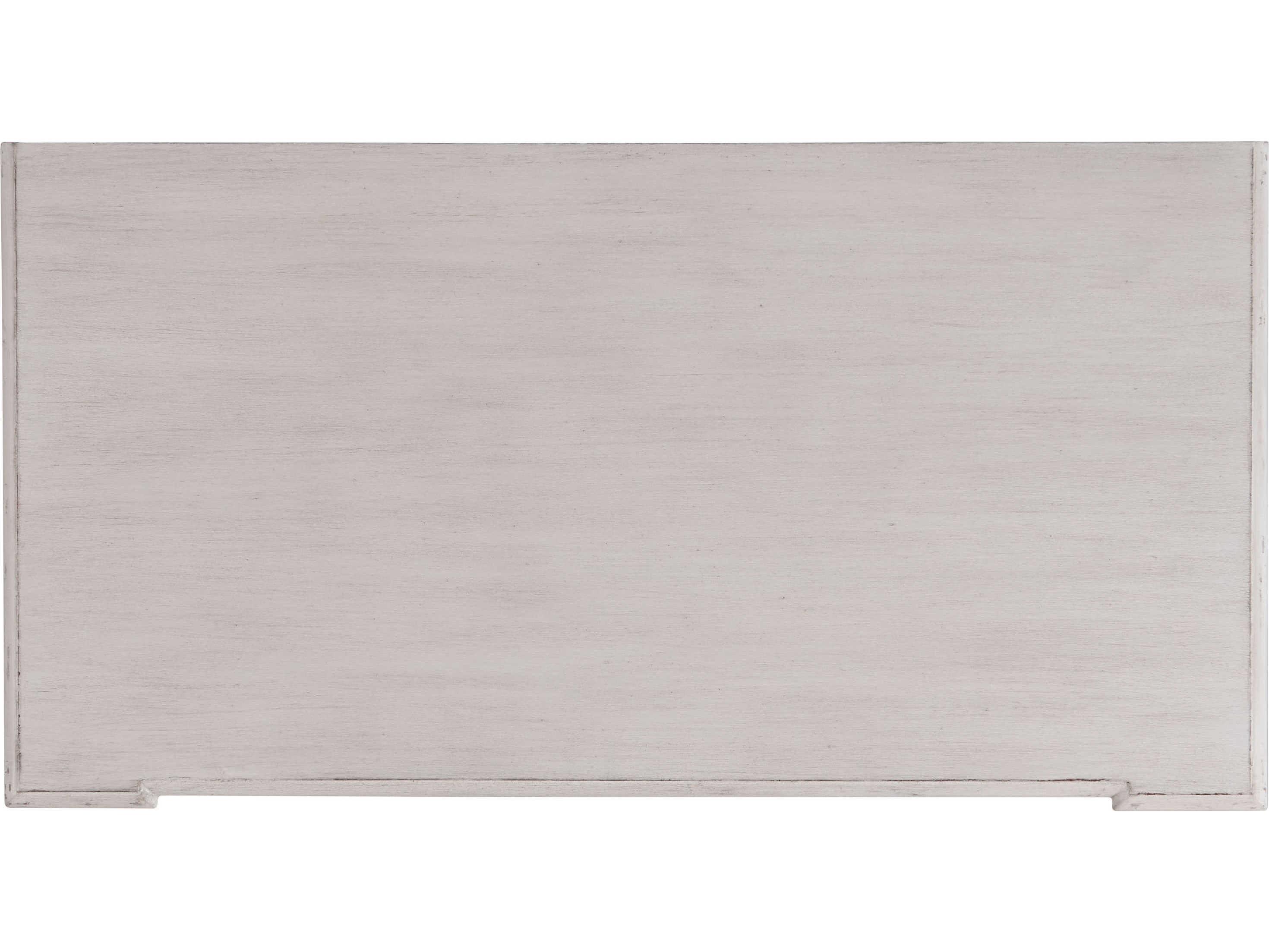 Theodore Alexander Tavel 3-Drawers White Beech Wood Nightstand