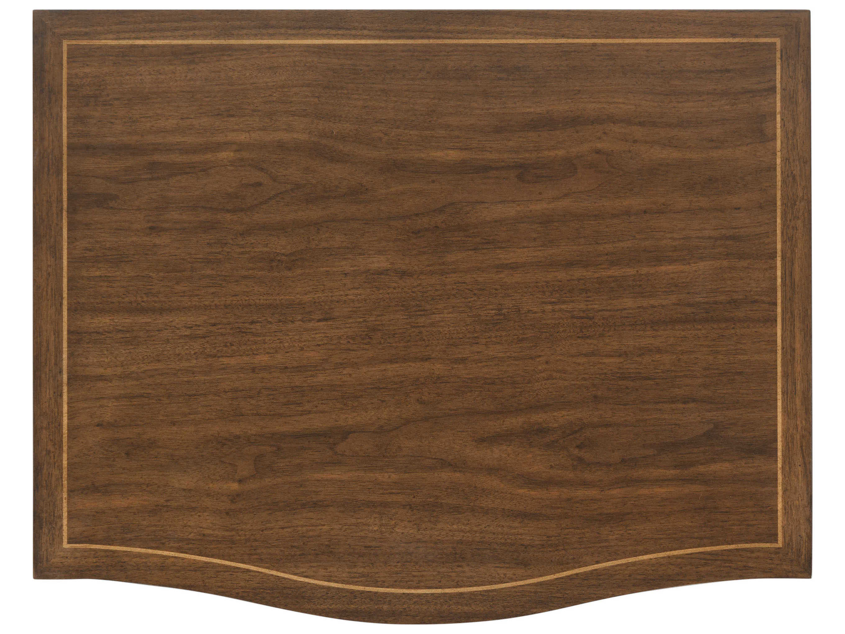Theodore Alexander Tavel 3-Drawers Brown Beech Wood Nightstand