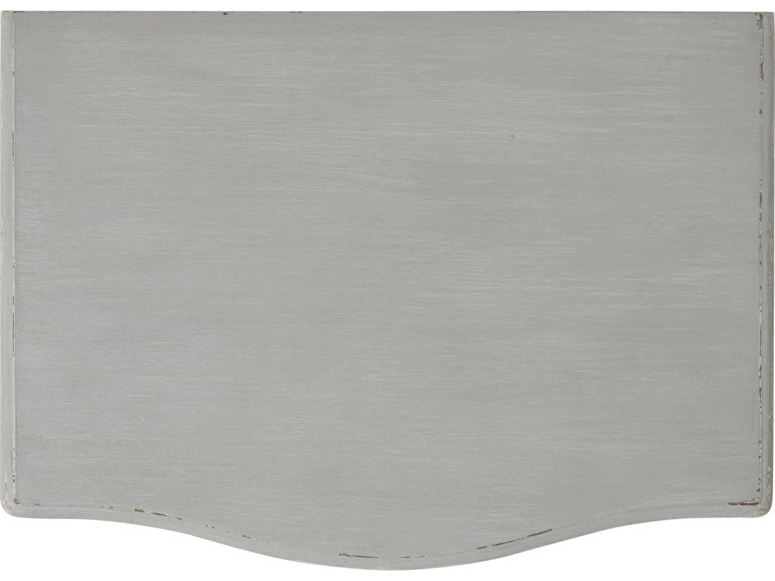 Theodore Alexander Tavel 3-Drawers Gray Beech Wood Nightstand