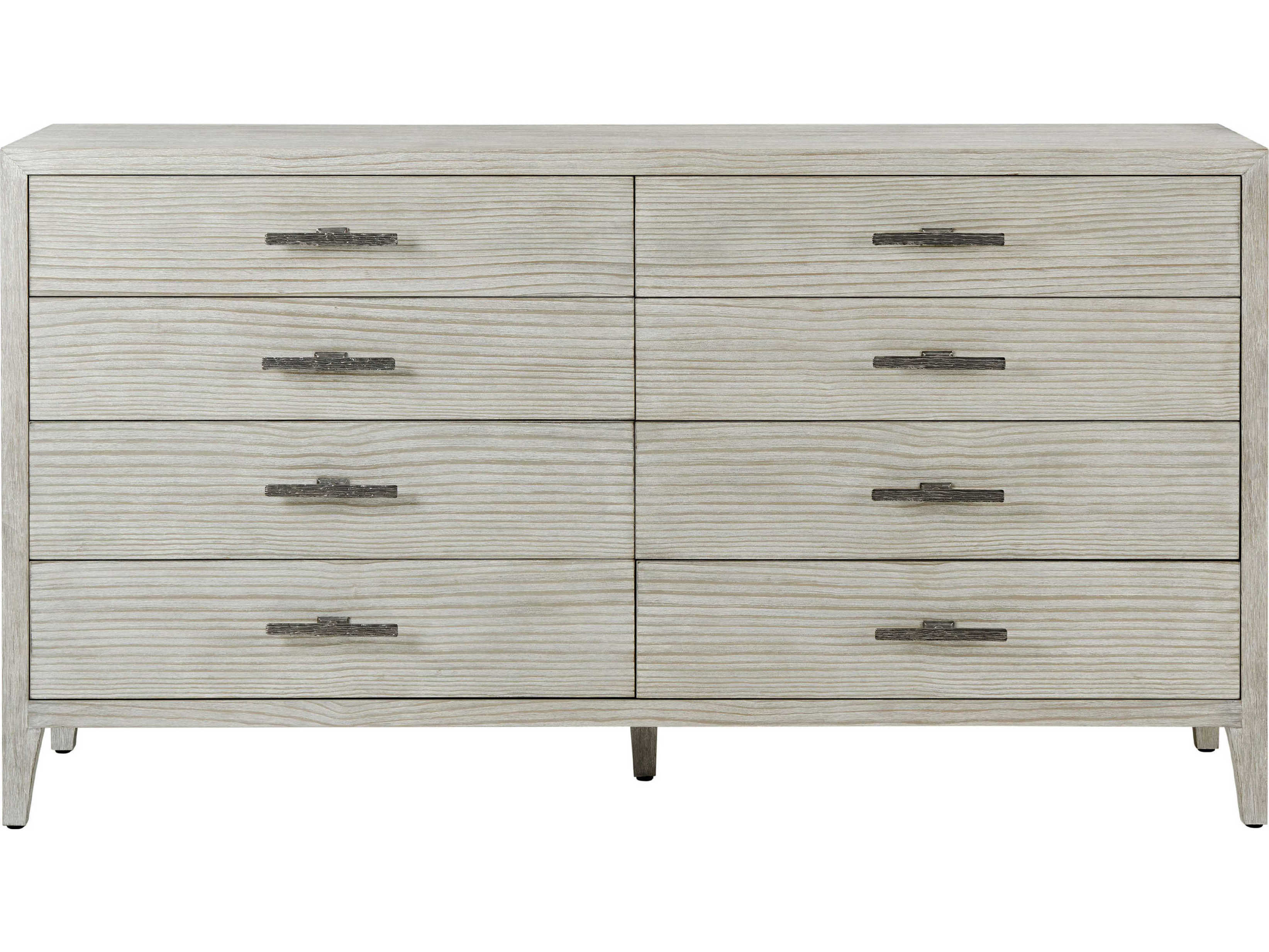 Theodore Alexander Breeze White Pine Wood Double Dresser