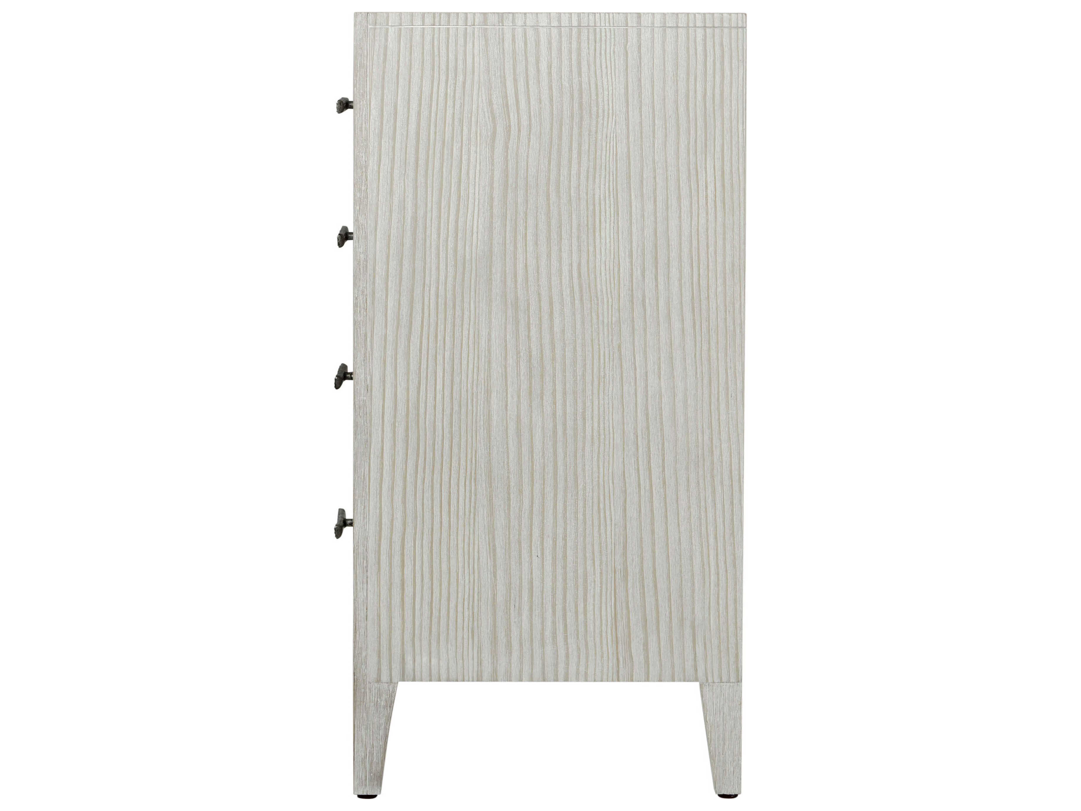 Theodore Alexander Breeze White Pine Wood Double Dresser