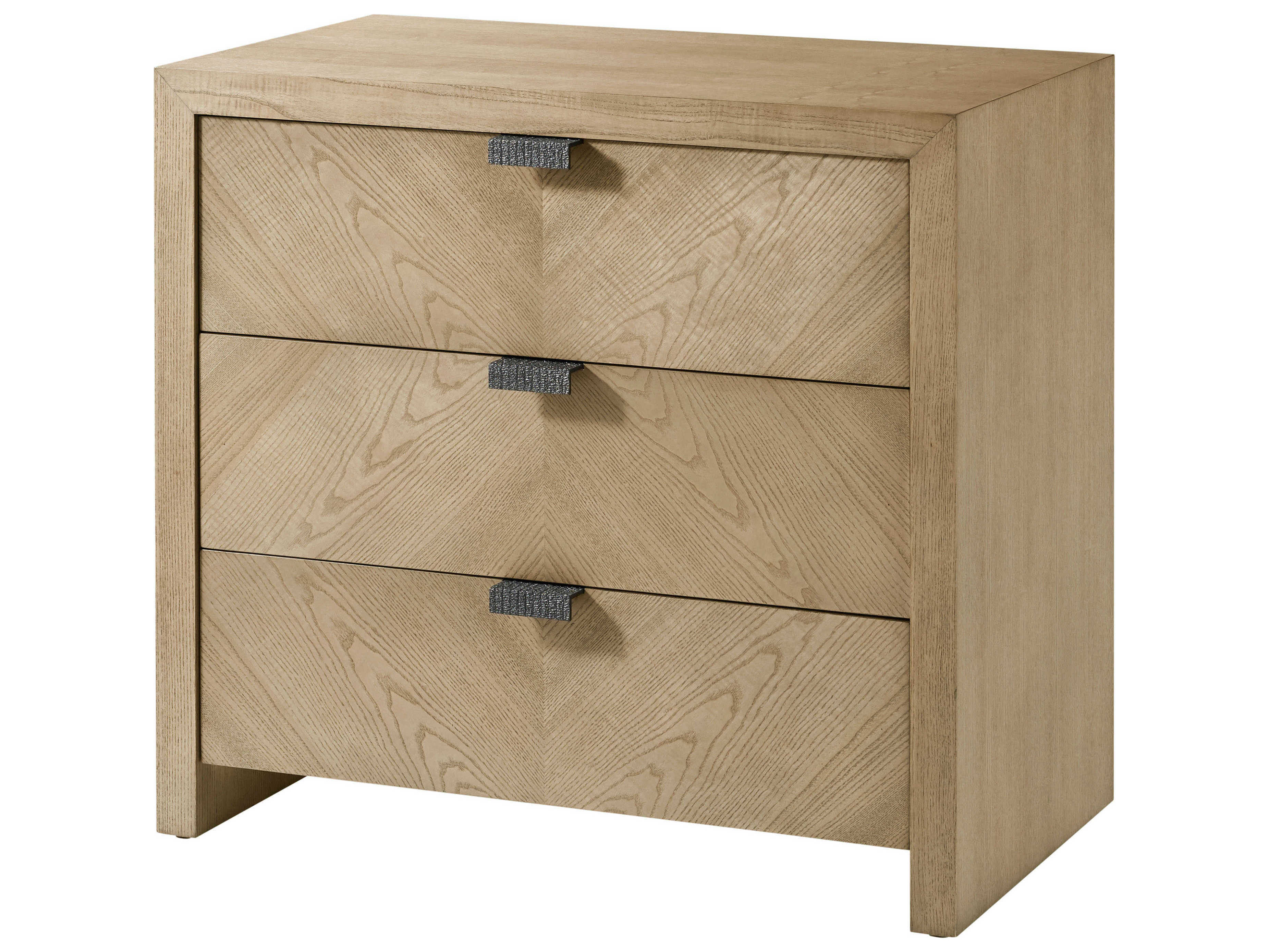 Theodore Alexander Catalina 3-Drawers Beige Nightstand