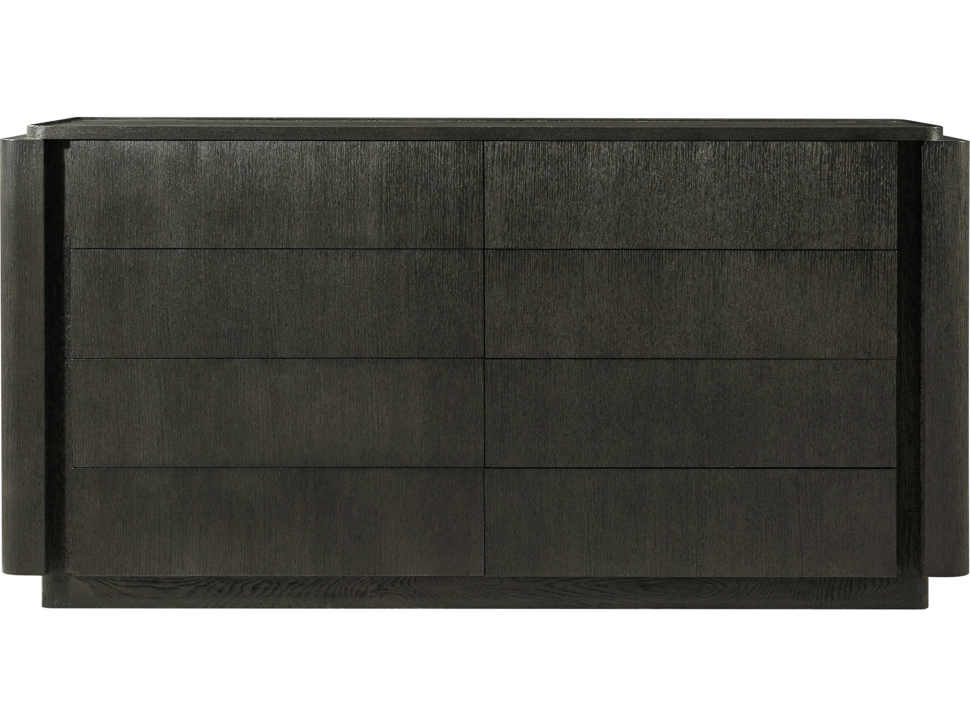 Theodore Alexander Repose 8-Drawers Black Double Dresser