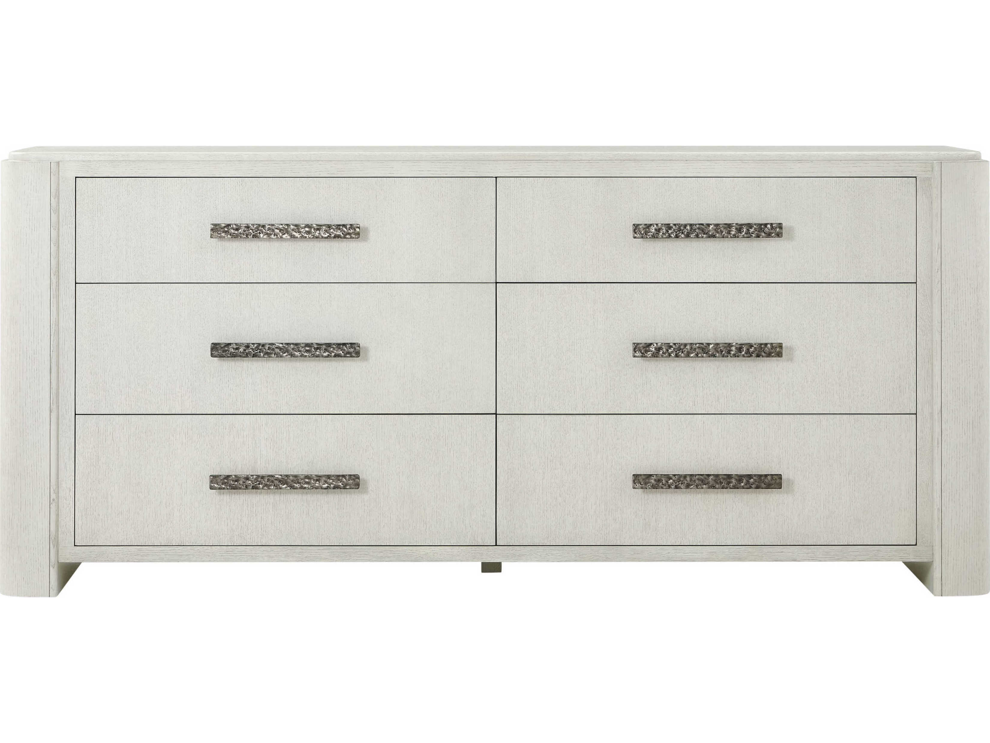 Theodore Alexander Essence 6-Drawers White Solid Wood Double Dresser