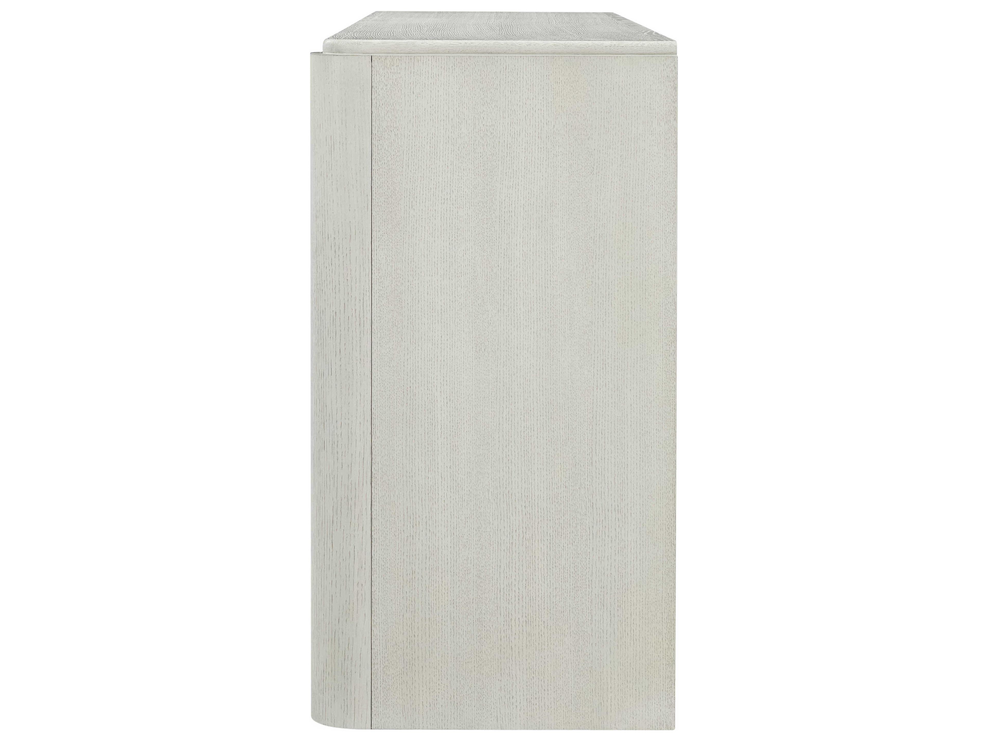 Theodore Alexander Essence 6-Drawers White Solid Wood Double Dresser