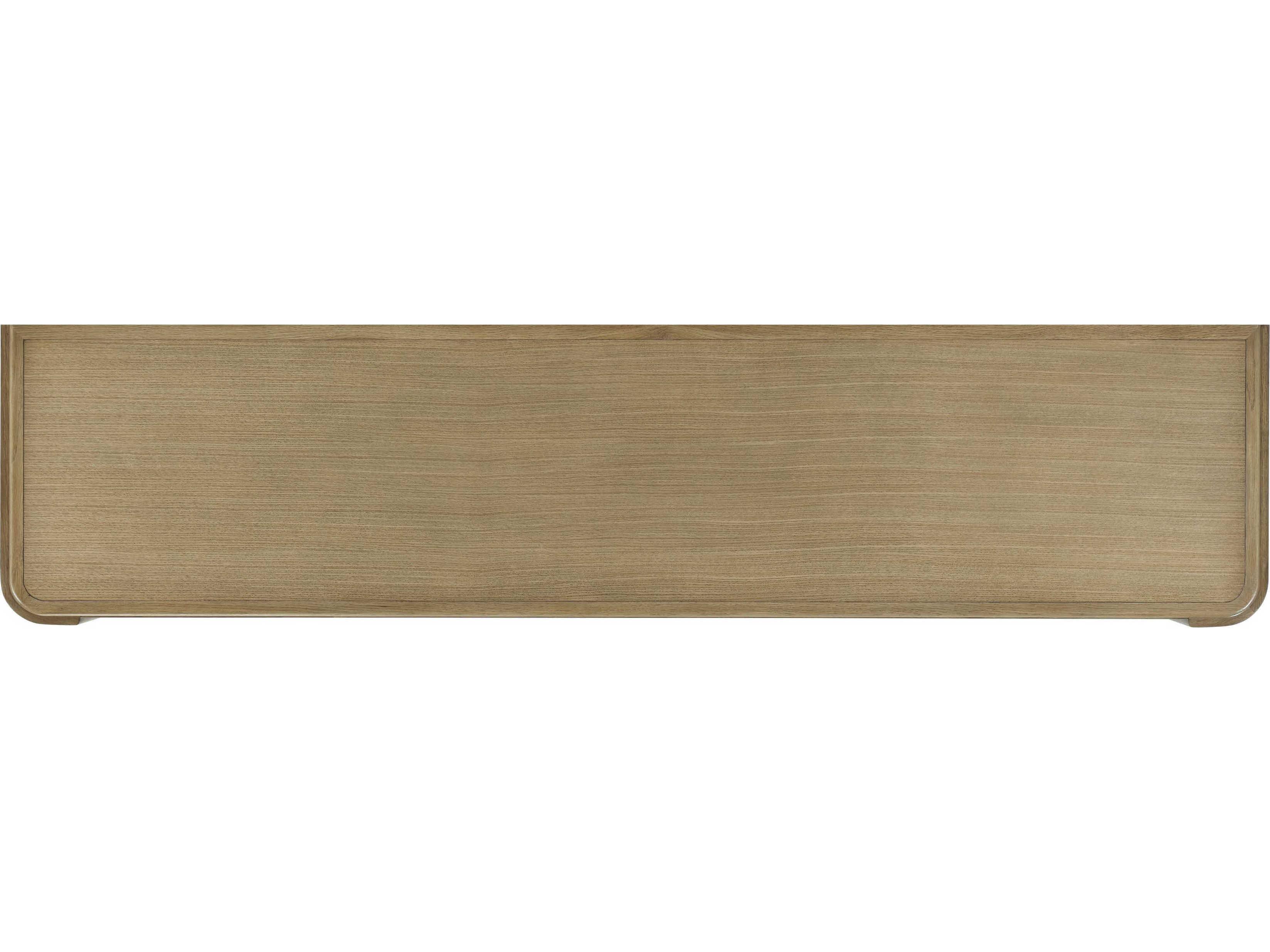 Theodore Alexander Essence 6-Drawers Beige Solid Wood Double Dresser