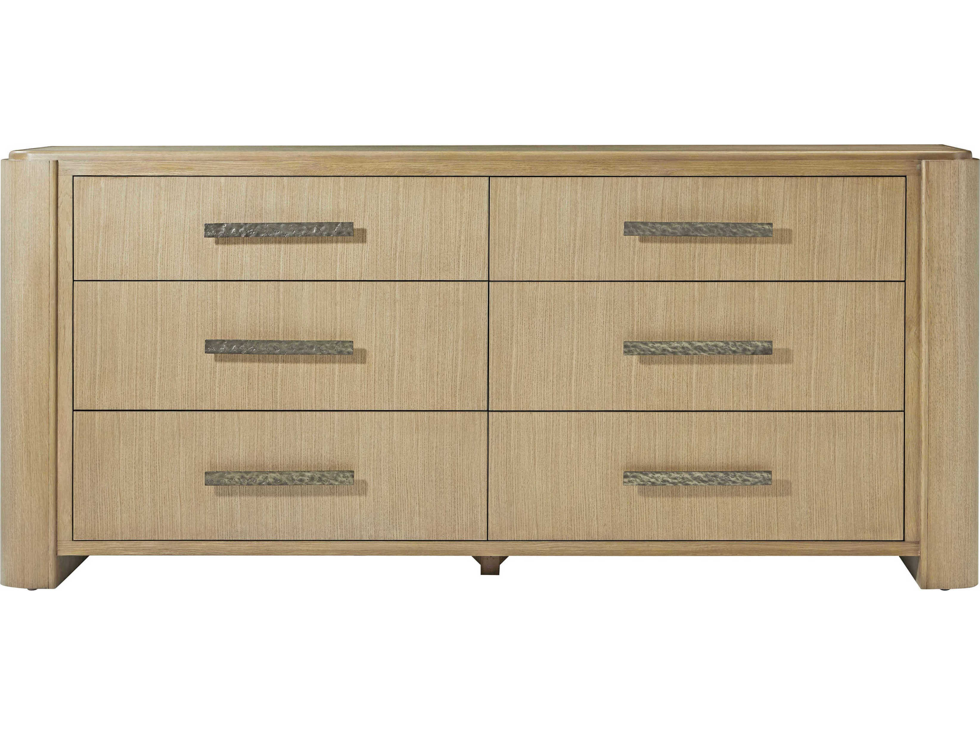 Theodore Alexander Essence 6-Drawers Beige Solid Wood Double Dresser