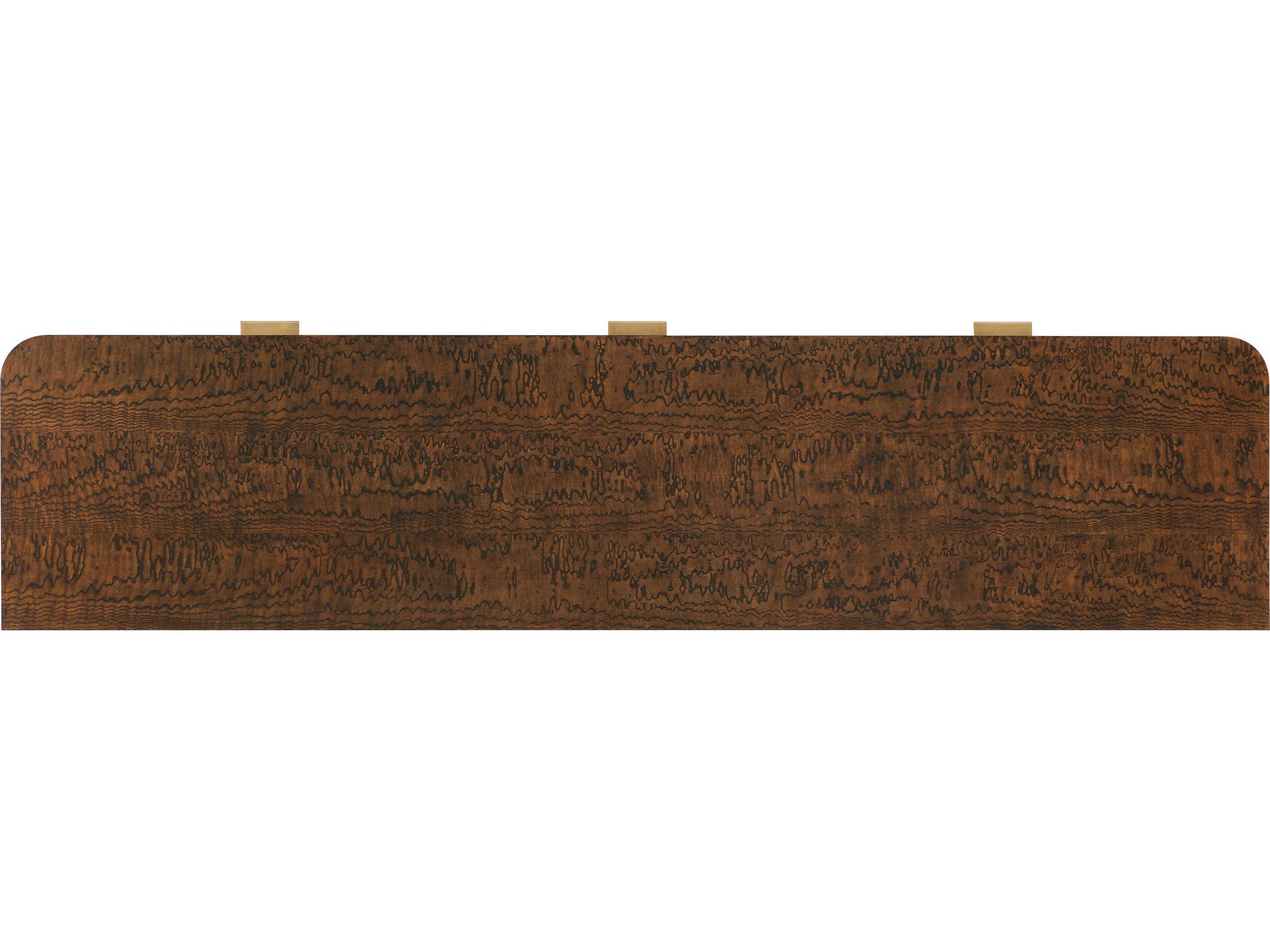 Theodore Alexander Kesden 9-Drawers Pyramid Brown Triple Dresser