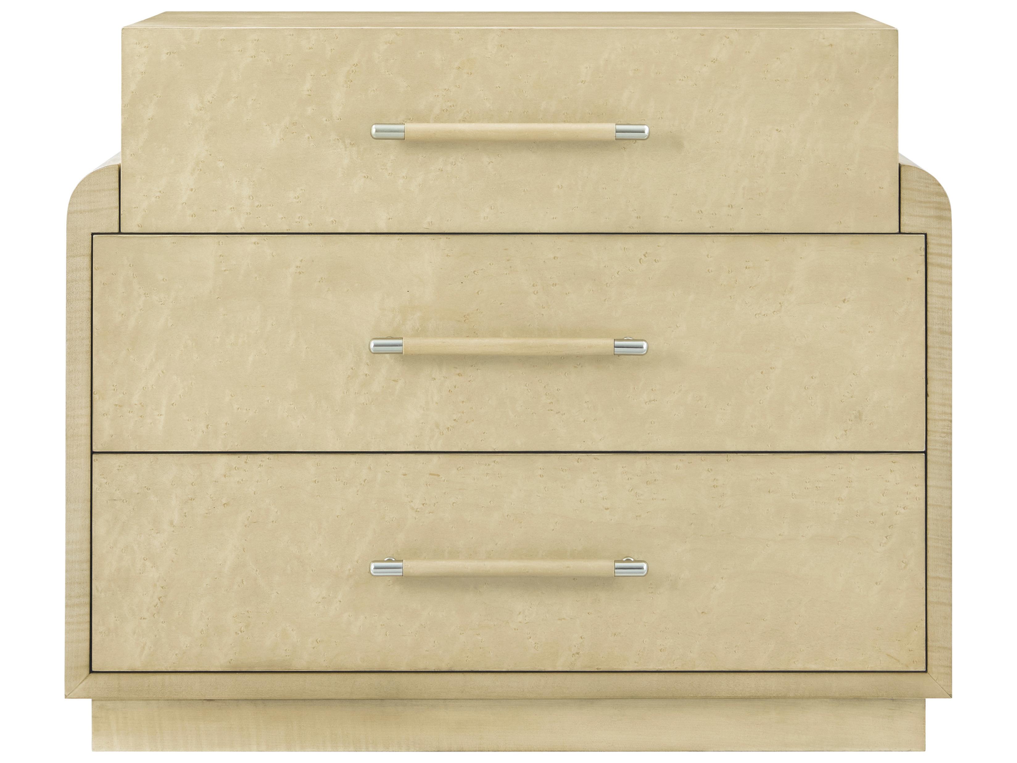 Theodore Alexander Origins 3-Drawers Natural Nightstand