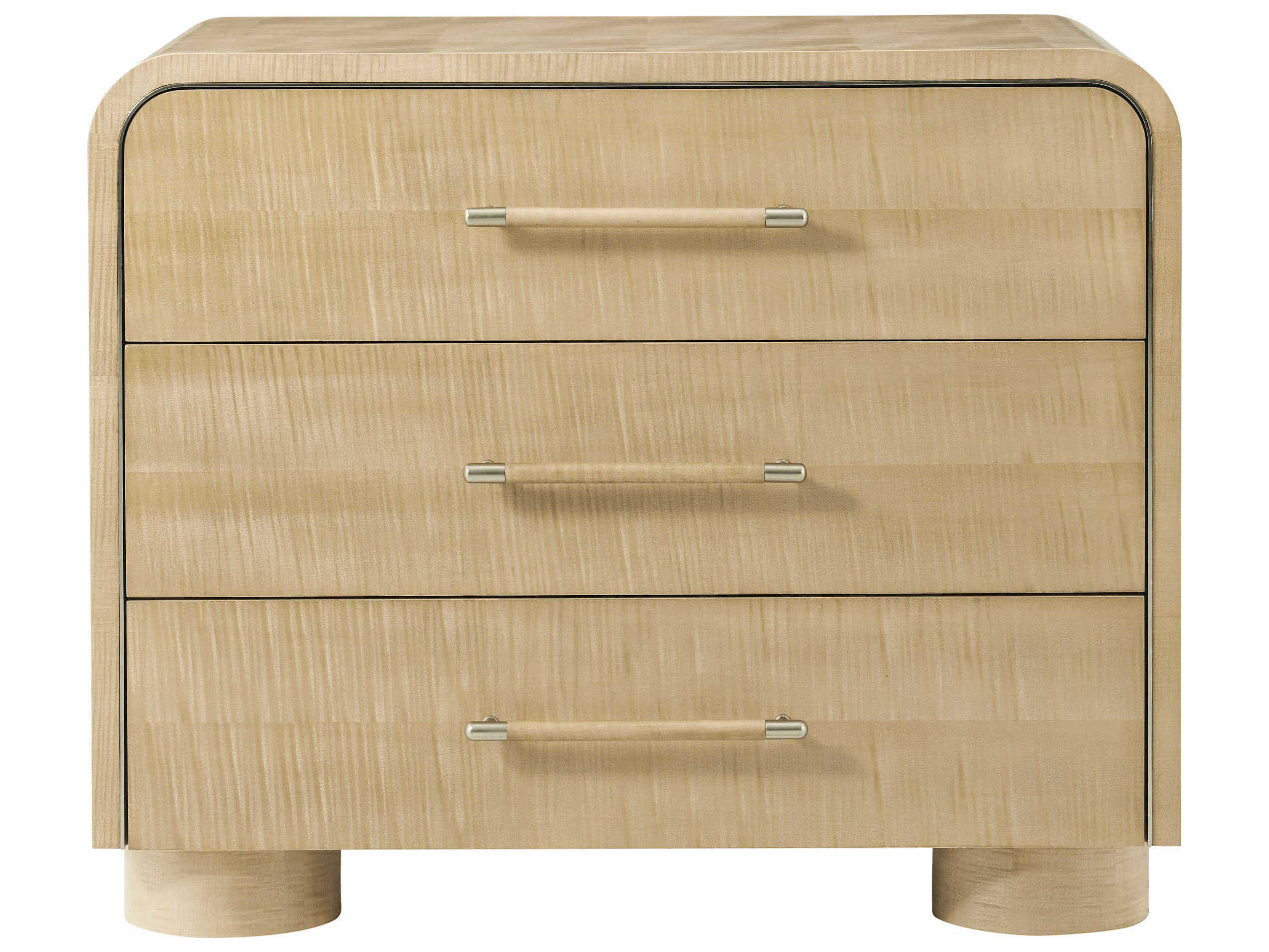 Theodore Alexander Origins 3-Drawers Beige Nightstand