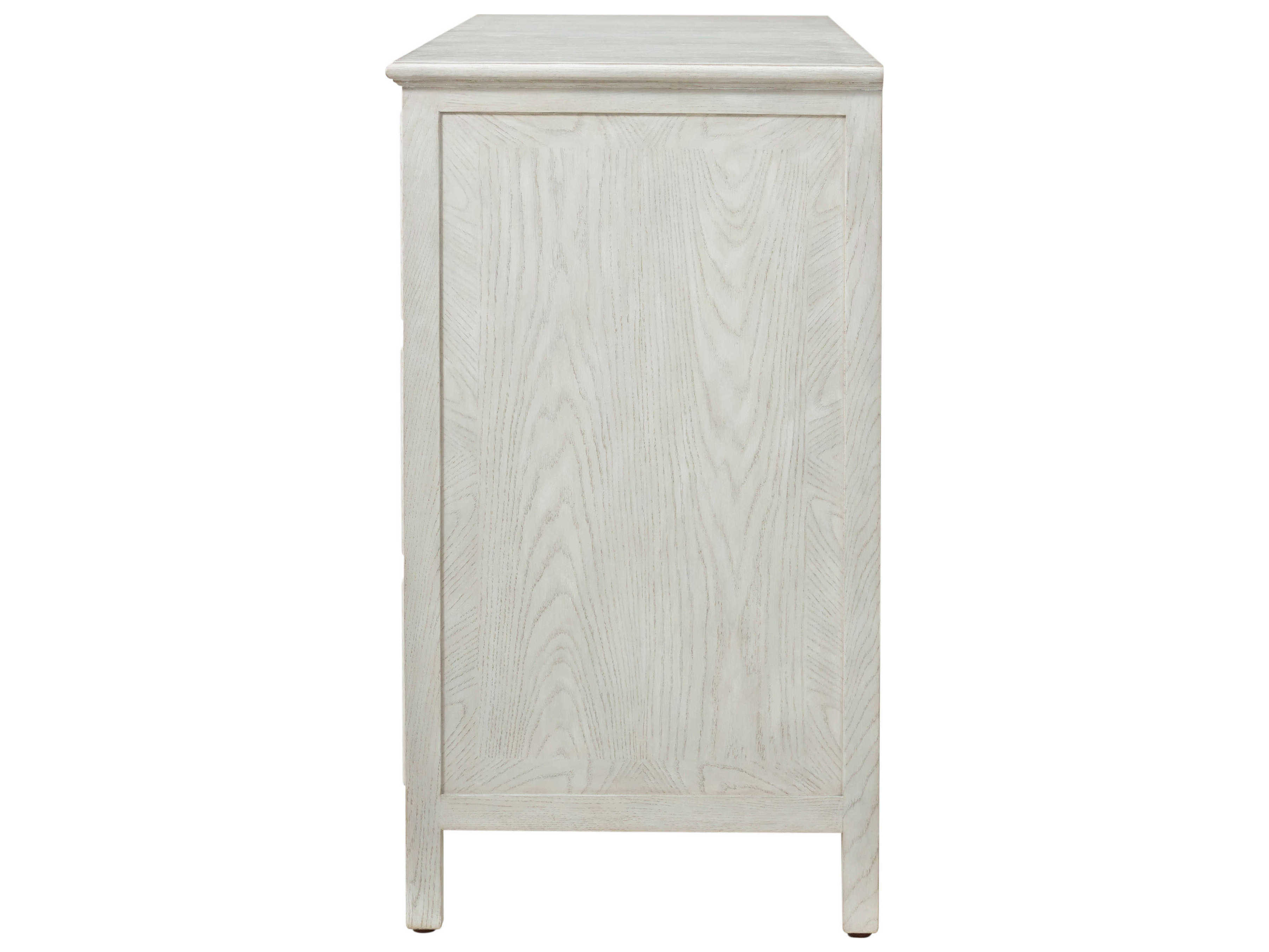 Theodore Alexander Surrey 6-Drawers White Solid Wood Double Dresser