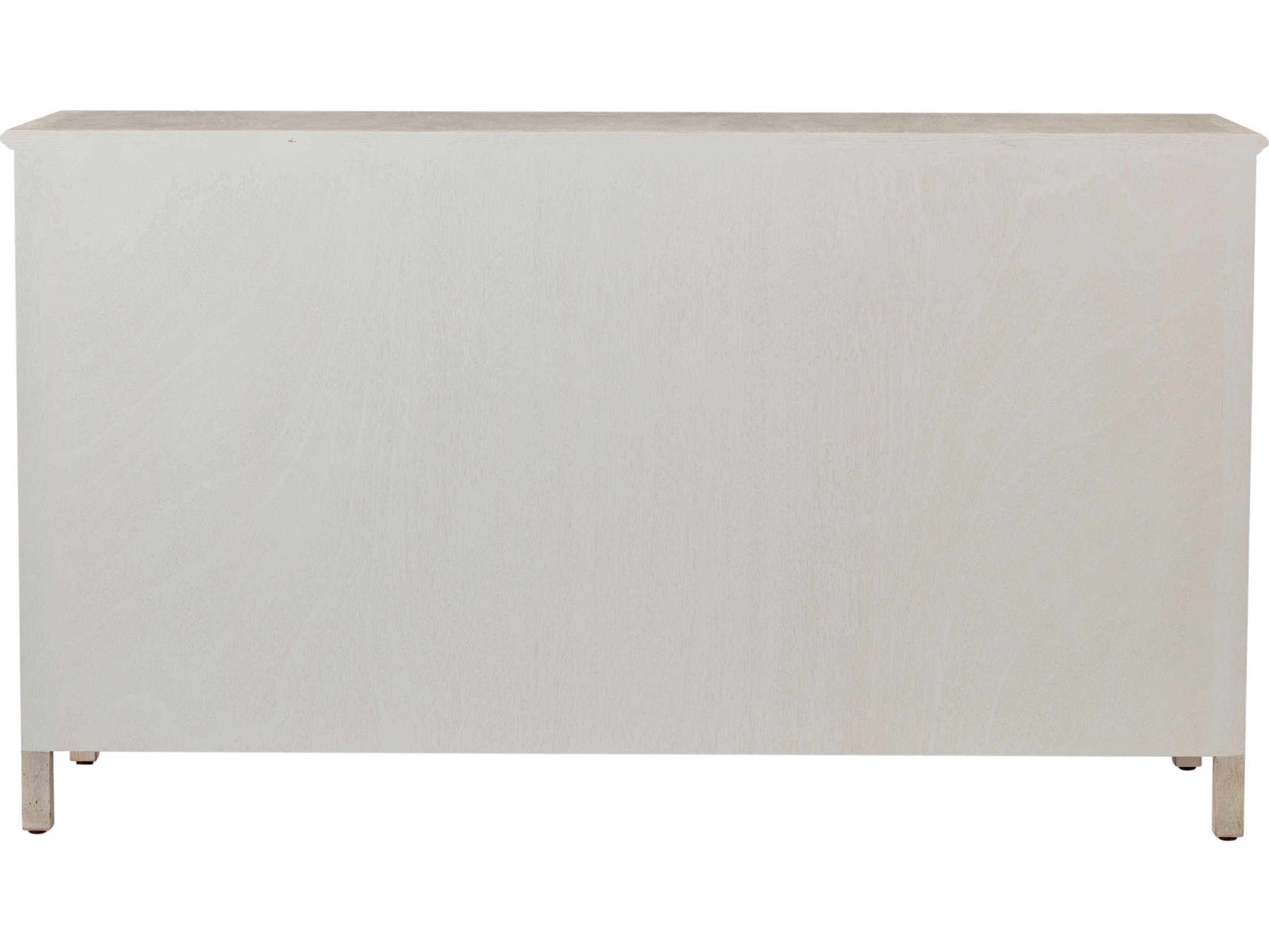 Theodore Alexander Surrey 6-Drawers White Solid Wood Double Dresser