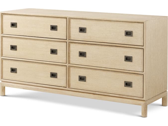 Theodore Alexander Montauk 6-Drawers Natural Double Dresser