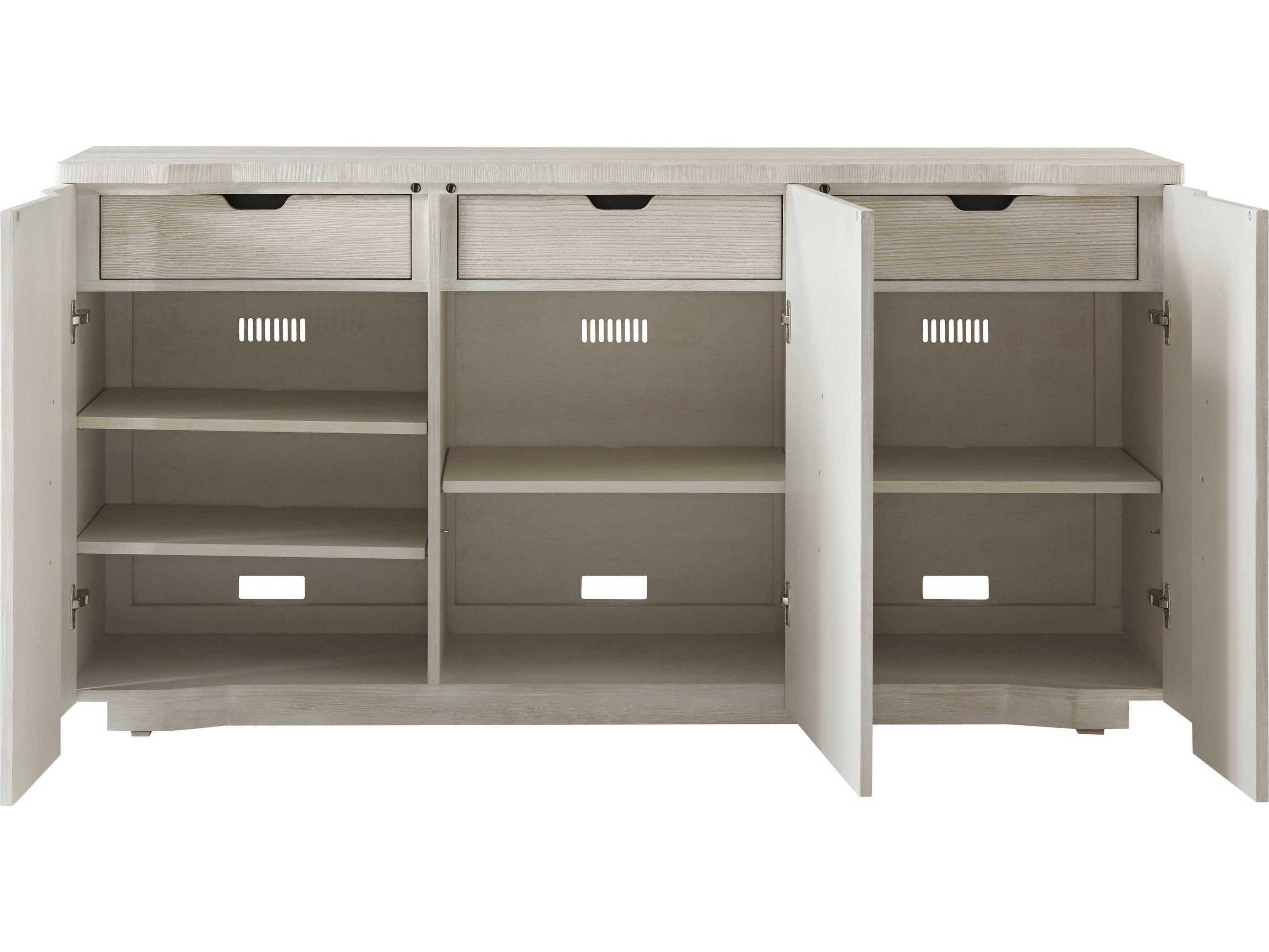 Theodore Alexander Breeze 66" Pine Wood Sea Salt Sideboard