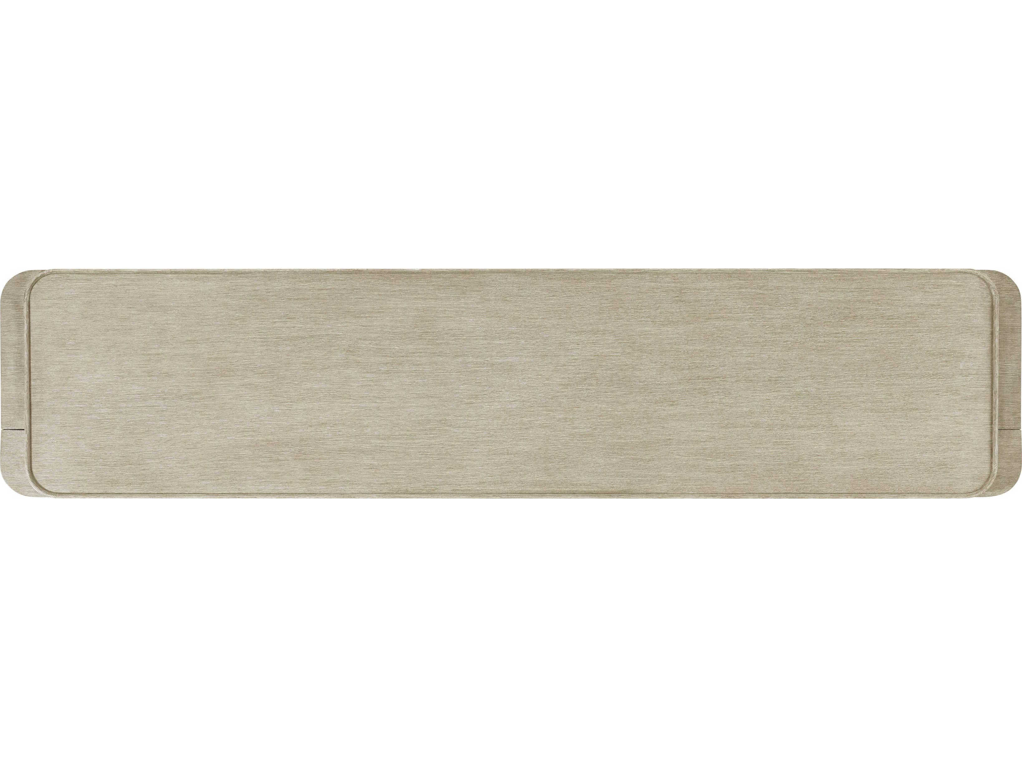 Theodore Alexander Repose 78" Solid Wood Grey Oak Sideboard