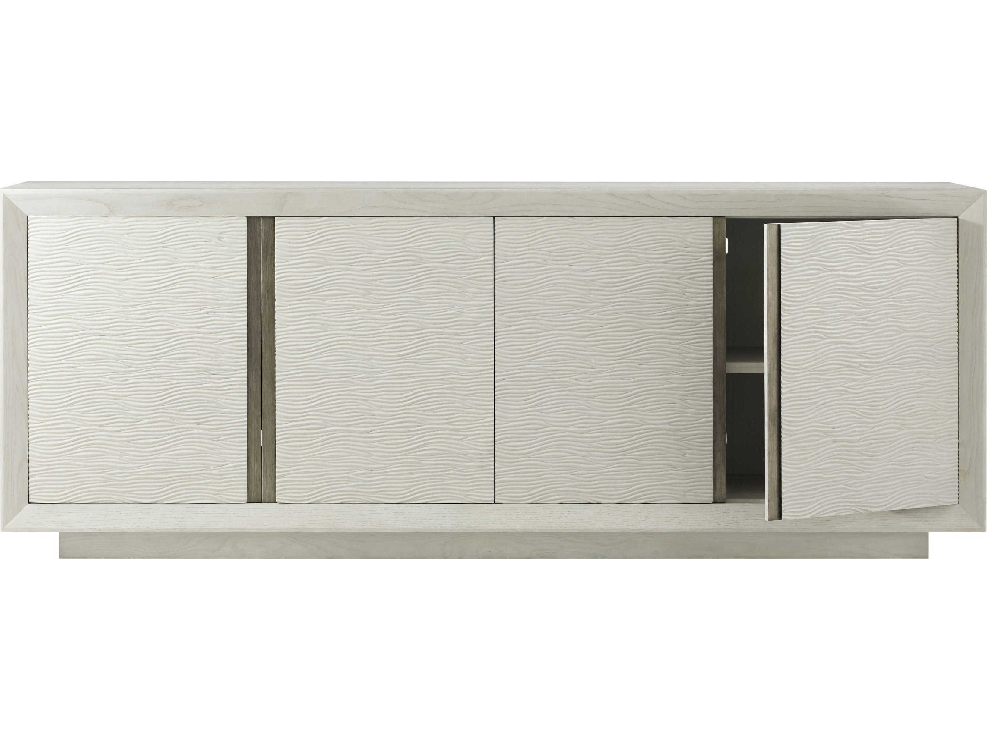 Theodore Alexander Essence 90" Solid Wood Opal Media Console