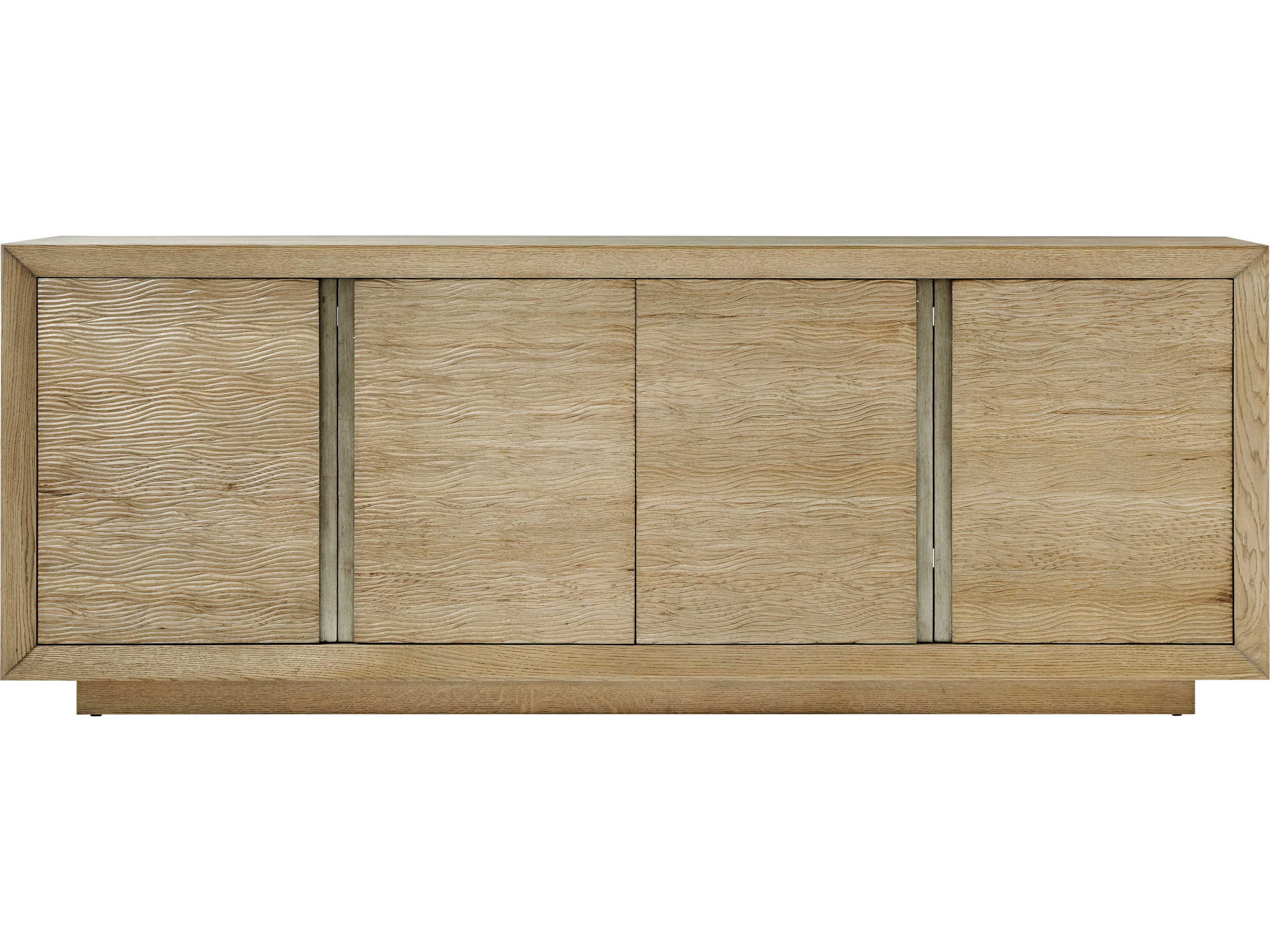 Theodore Alexander Essence 90" Solid Wood Blonde Media Cabinet