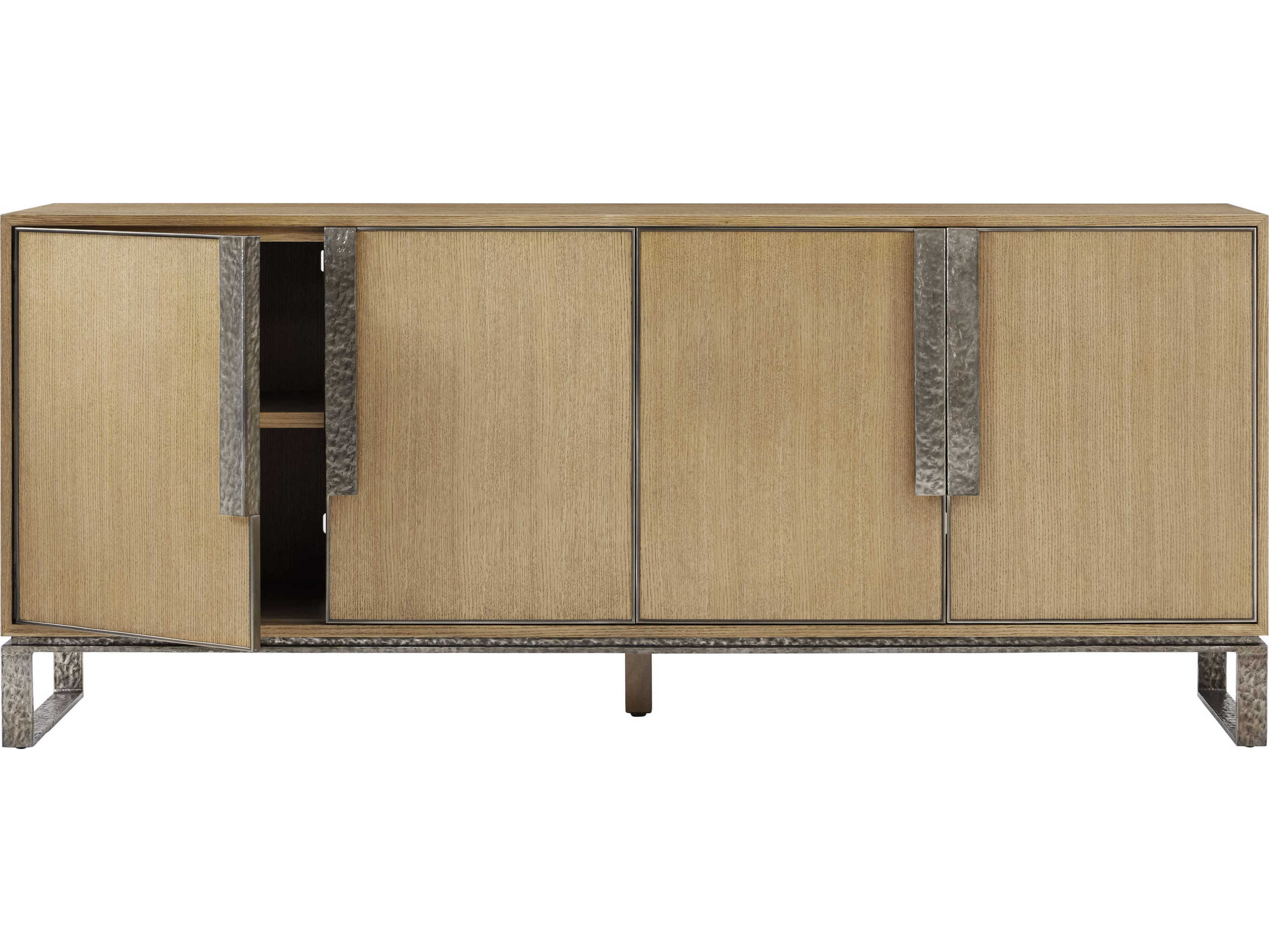 Theodore Alexander Essence 80" Oak Wood Blonde Media Console
