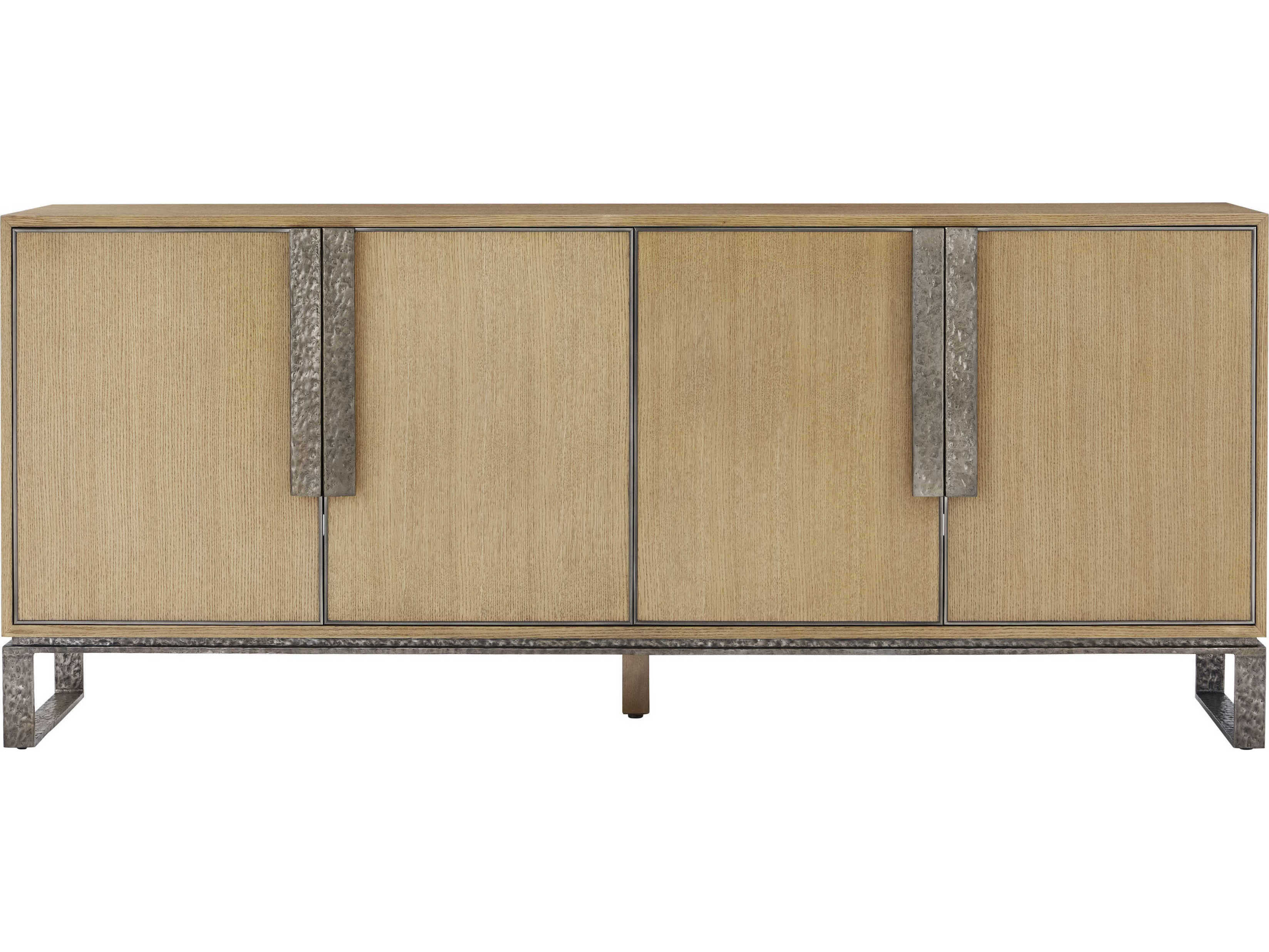 Theodore Alexander Essence 80" Oak Wood Blonde Media Console