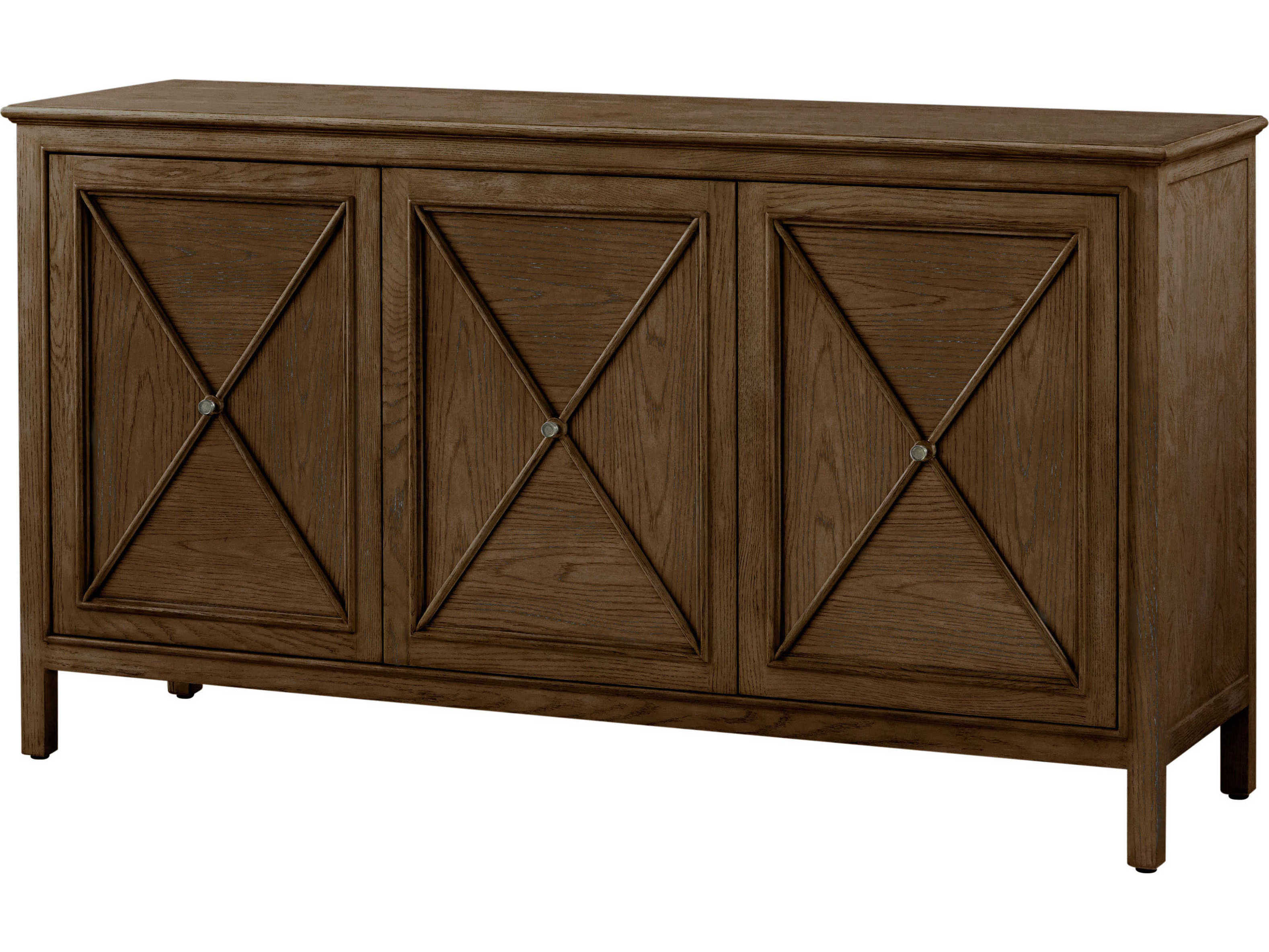 Theodore Alexander Surrey 63" Solid Wood Brownstone Sideboard