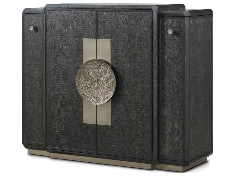 Theodore Alexander Spencer St. James Black Bar Cabinet